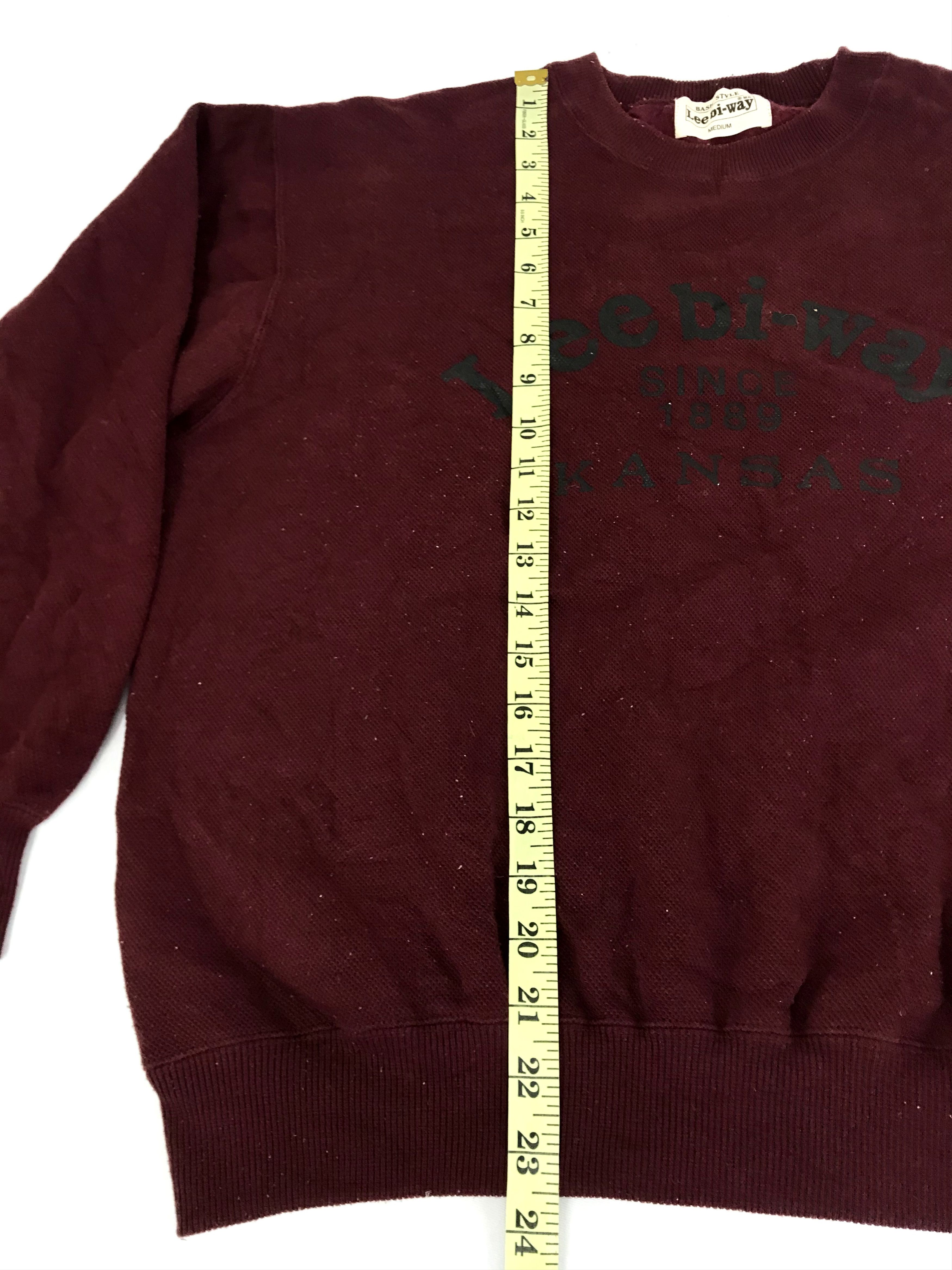Japanese Brand Vintage Lee Bi Way Spell Out Logo Sweatshirt Pull Over Size M / US 6-8 / IT 42-44 - 9 Thumbnail