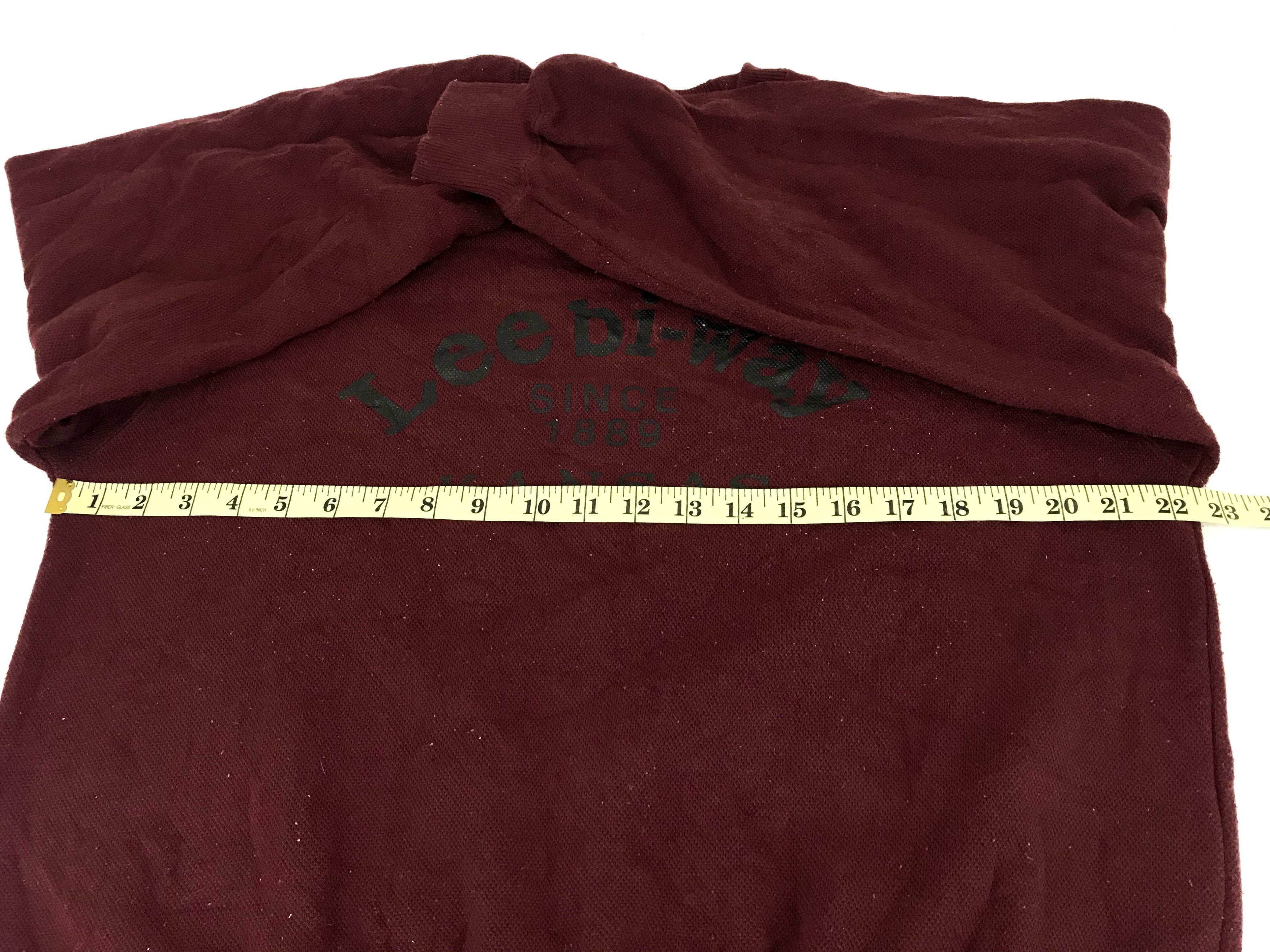 Japanese Brand Vintage Lee Bi Way Spell Out Logo Sweatshirt Pull Over Size M / US 6-8 / IT 42-44 - 8 Thumbnail