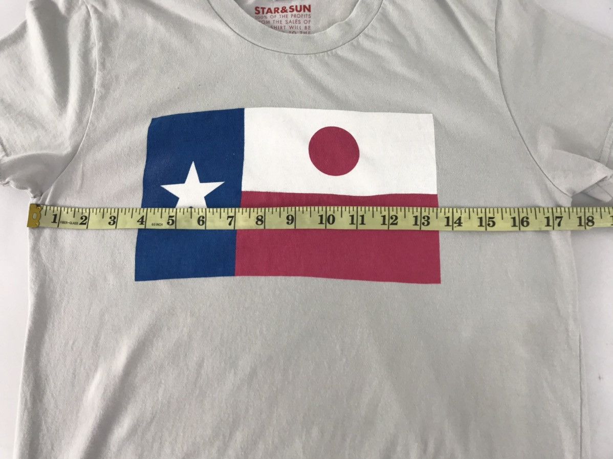 Vintage Star & Sun Donor Japanese Red Cross Like Chile Flag Tee Size US S / EU 44-46 / 1 - 8 Thumbnail