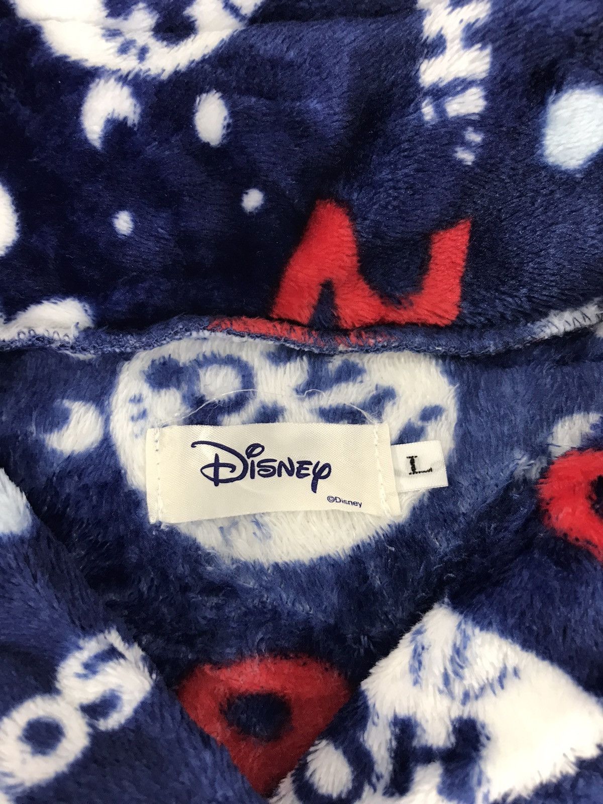 Mickey Mouse Mickey Mouse Long Over Printed Design Fleece Sweatshirt Size L / US 10 / IT 46 - 4 Thumbnail