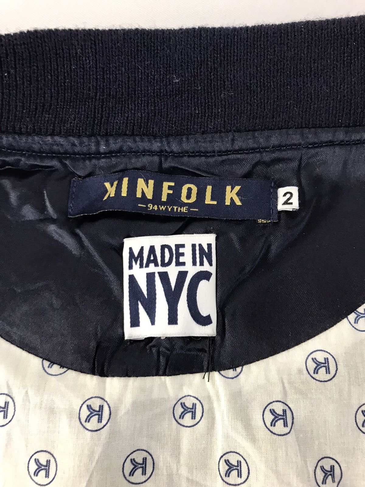 Kinfolk Vintage Kinfolk USA 94wythe NYC Varsity Jacket Snap Button Size US M / EU 48-50 / 2 - 2 Thumbnail
