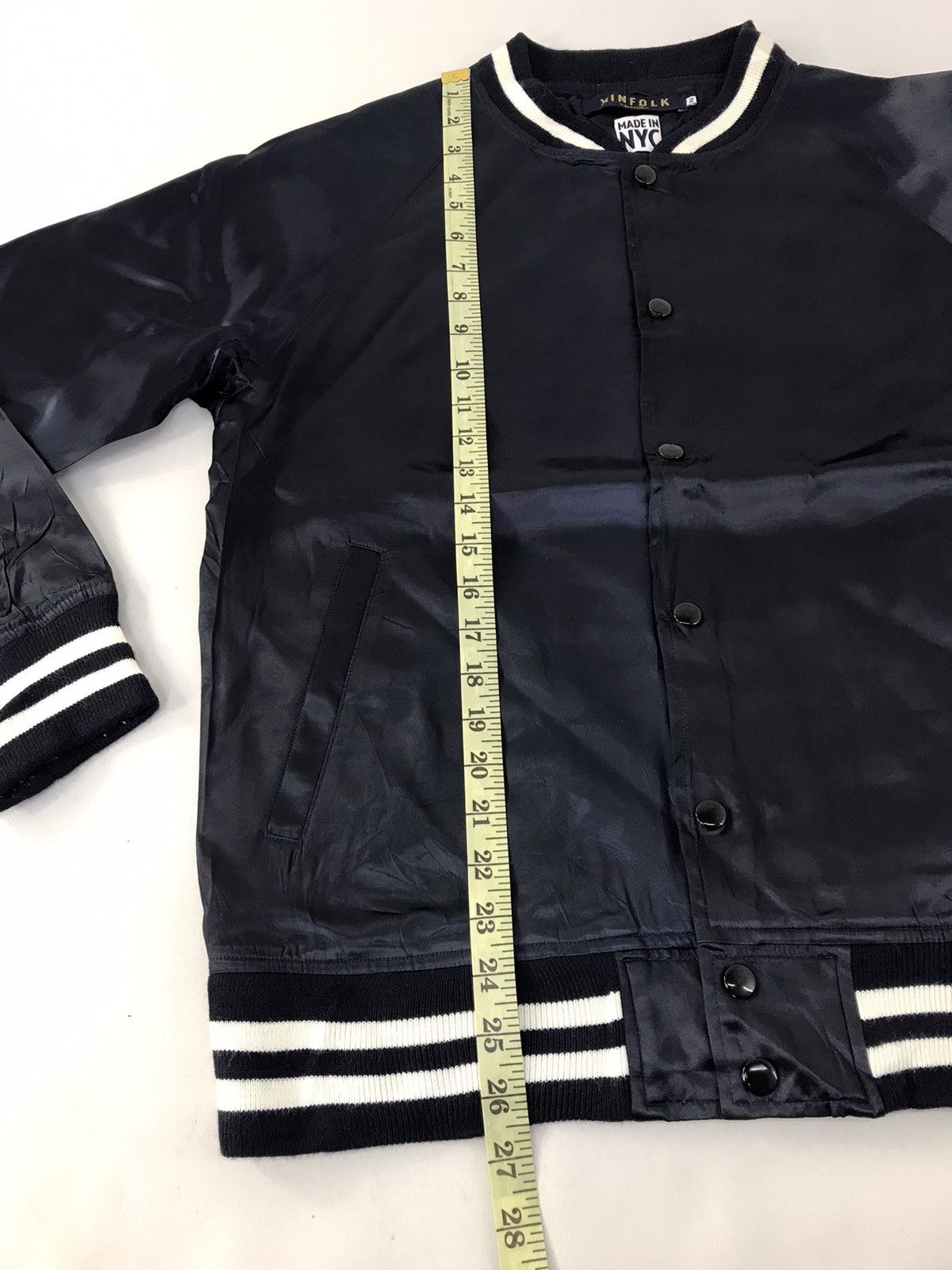 Kinfolk Vintage Kinfolk USA 94wythe NYC Varsity Jacket Snap Button Size US M / EU 48-50 / 2 - 10 Thumbnail