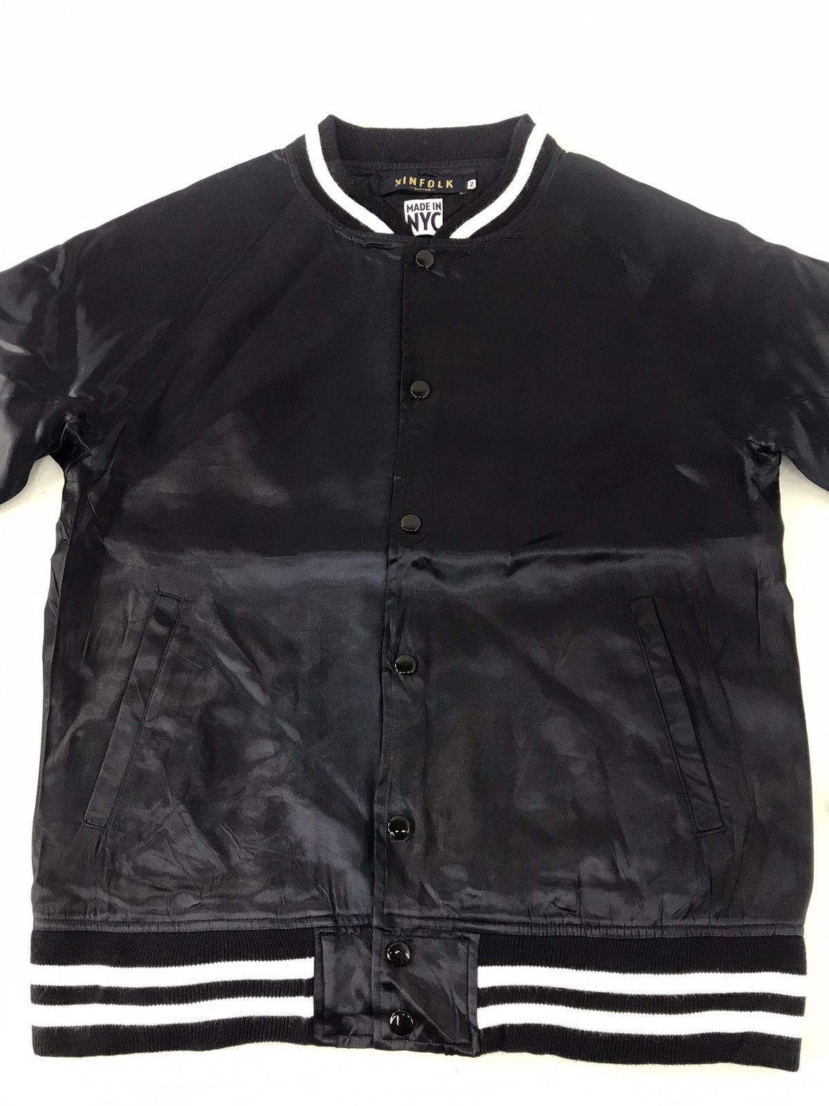 Kinfolk Vintage Kinfolk USA 94wythe NYC Varsity Jacket Snap Button Size US M / EU 48-50 / 2 - 4 Thumbnail