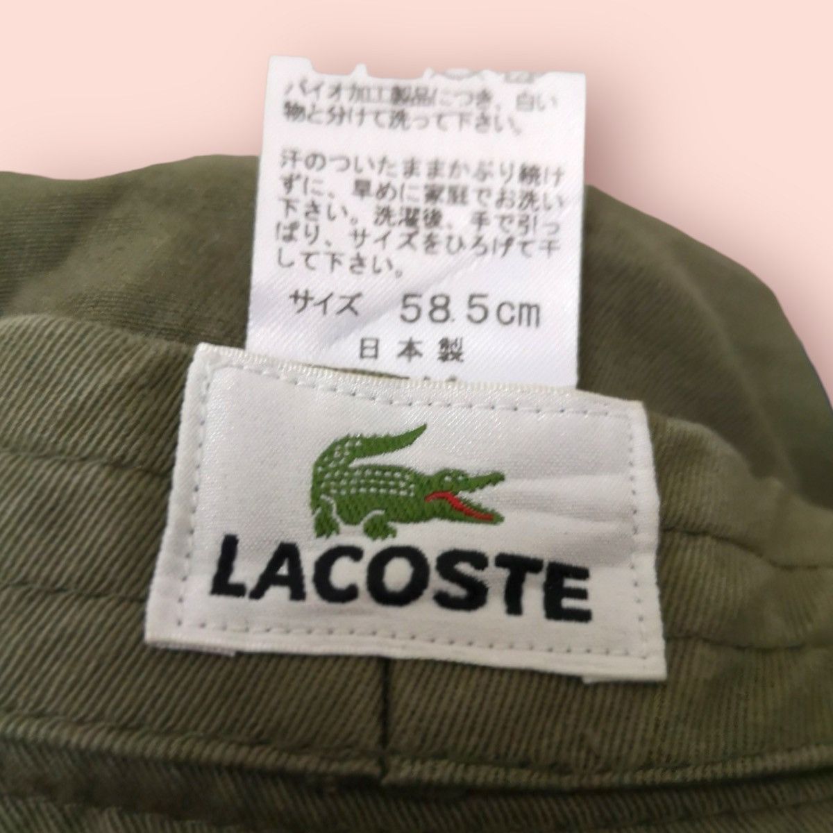 Lacoste × Vintage VINTAGE LACOSTE JAPAN FADED BUCKET HAT Size ONE SIZE - 5 Thumbnail