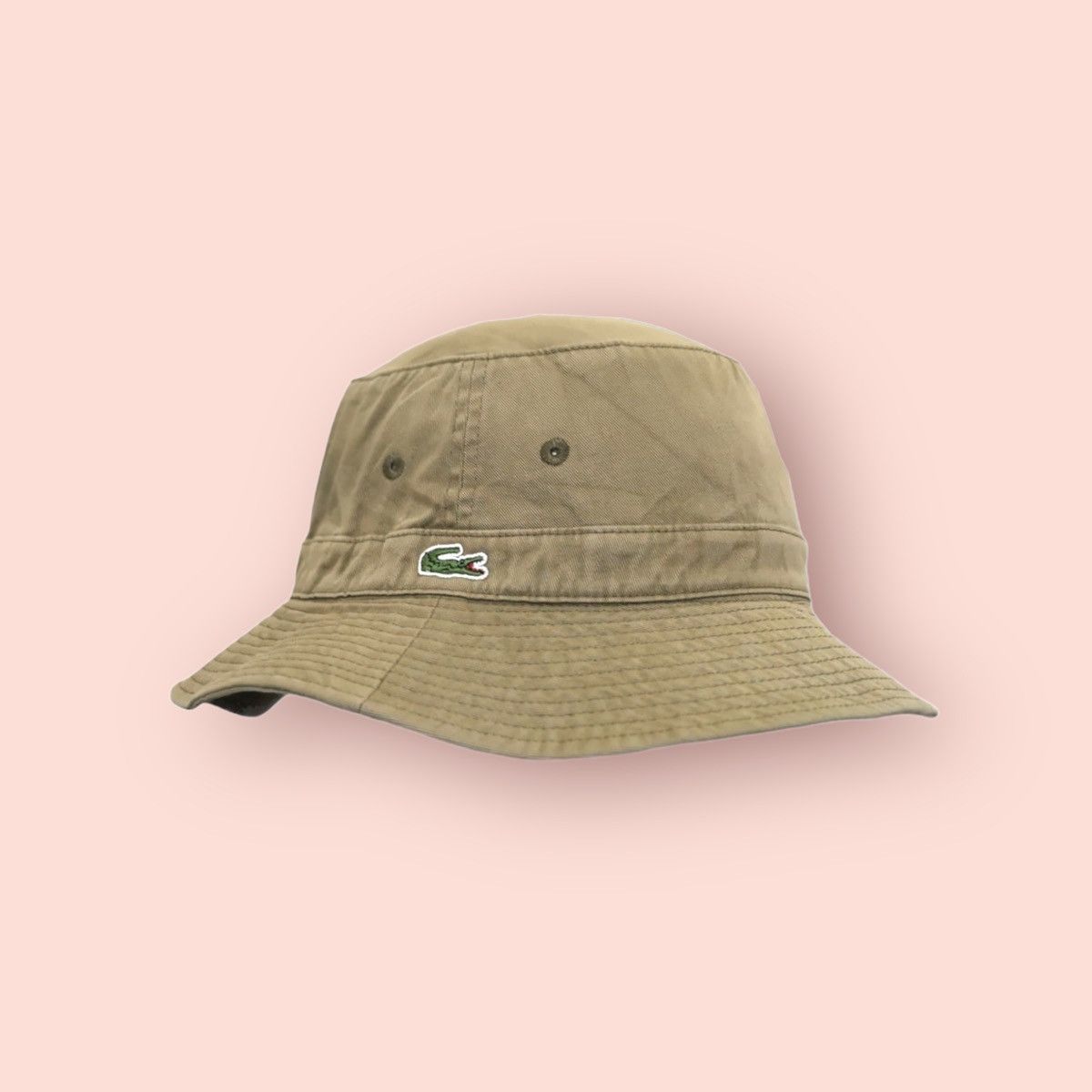 Lacoste × Vintage VINTAGE LACOSTE JAPAN FADED BUCKET HAT Size ONE SIZE - 4 Thumbnail
