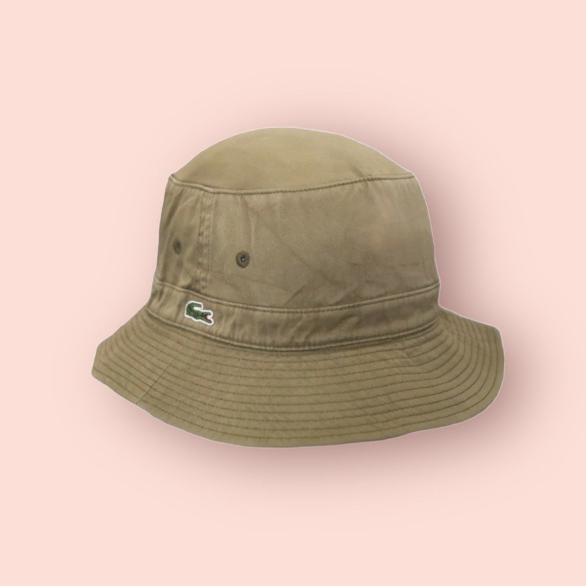 Lacoste × Vintage VINTAGE LACOSTE JAPAN FADED BUCKET HAT Size ONE SIZE - 7 Thumbnail