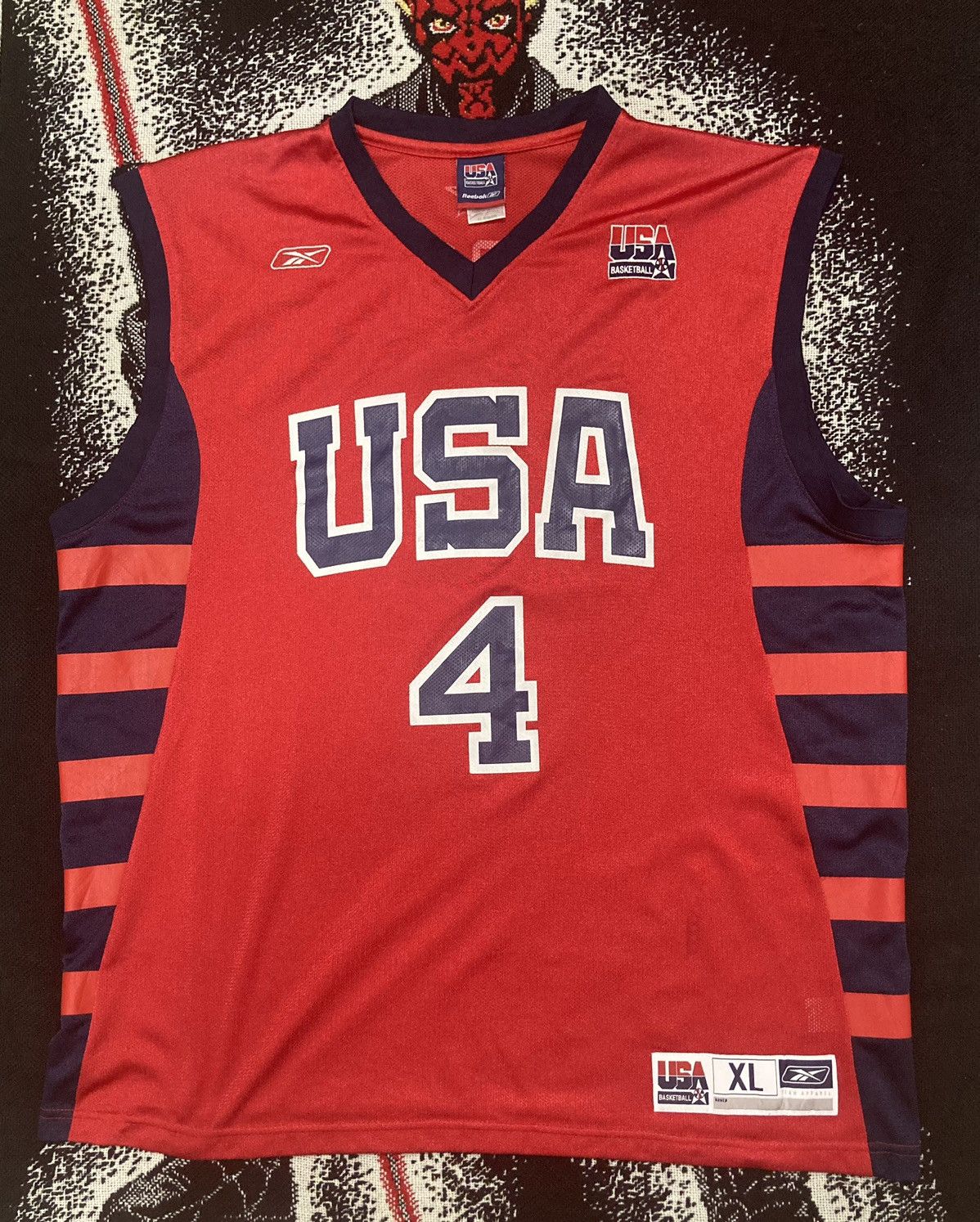 Reebok Usa Olympics Vintage Vintage 04 USA Basketball Team Allen Iverson Jersey Reebok Grailed