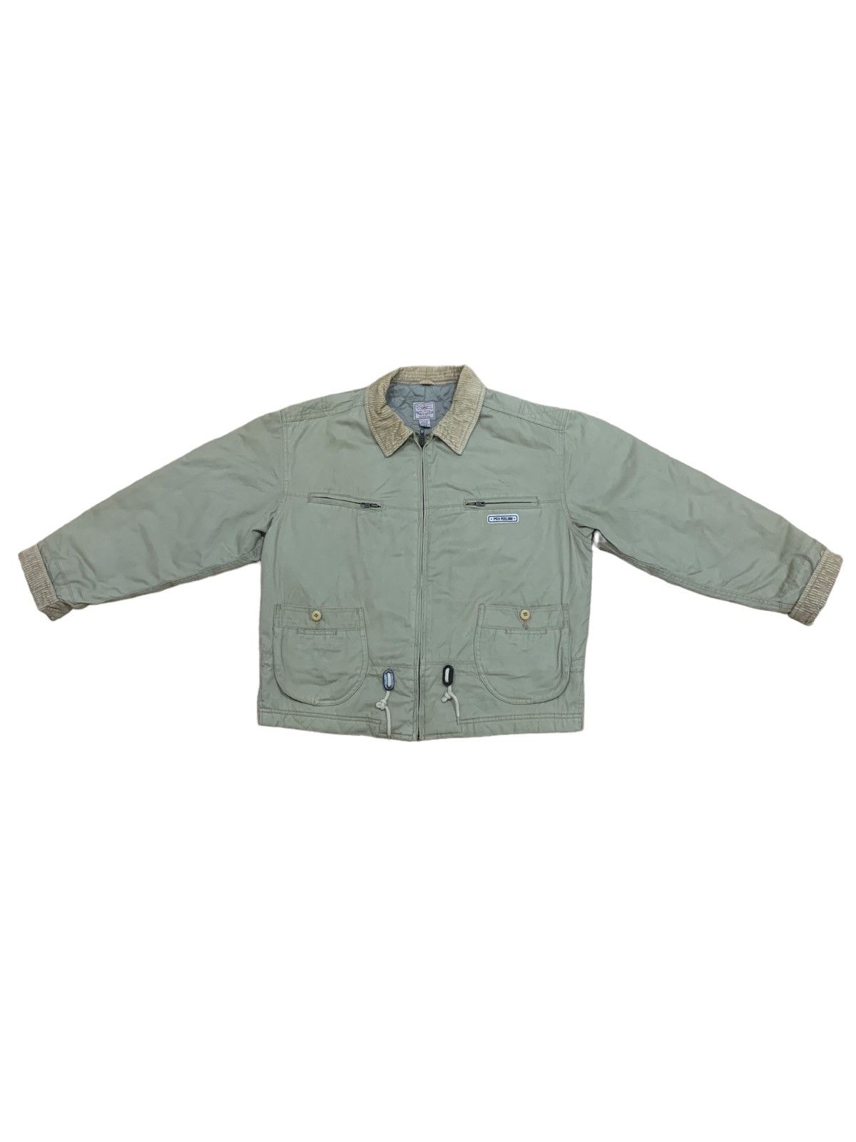 image of Bomber Jacket Japanese Pract Multipocket Style Travis Scott Jacket in Khaki, Men's (Size Medium)