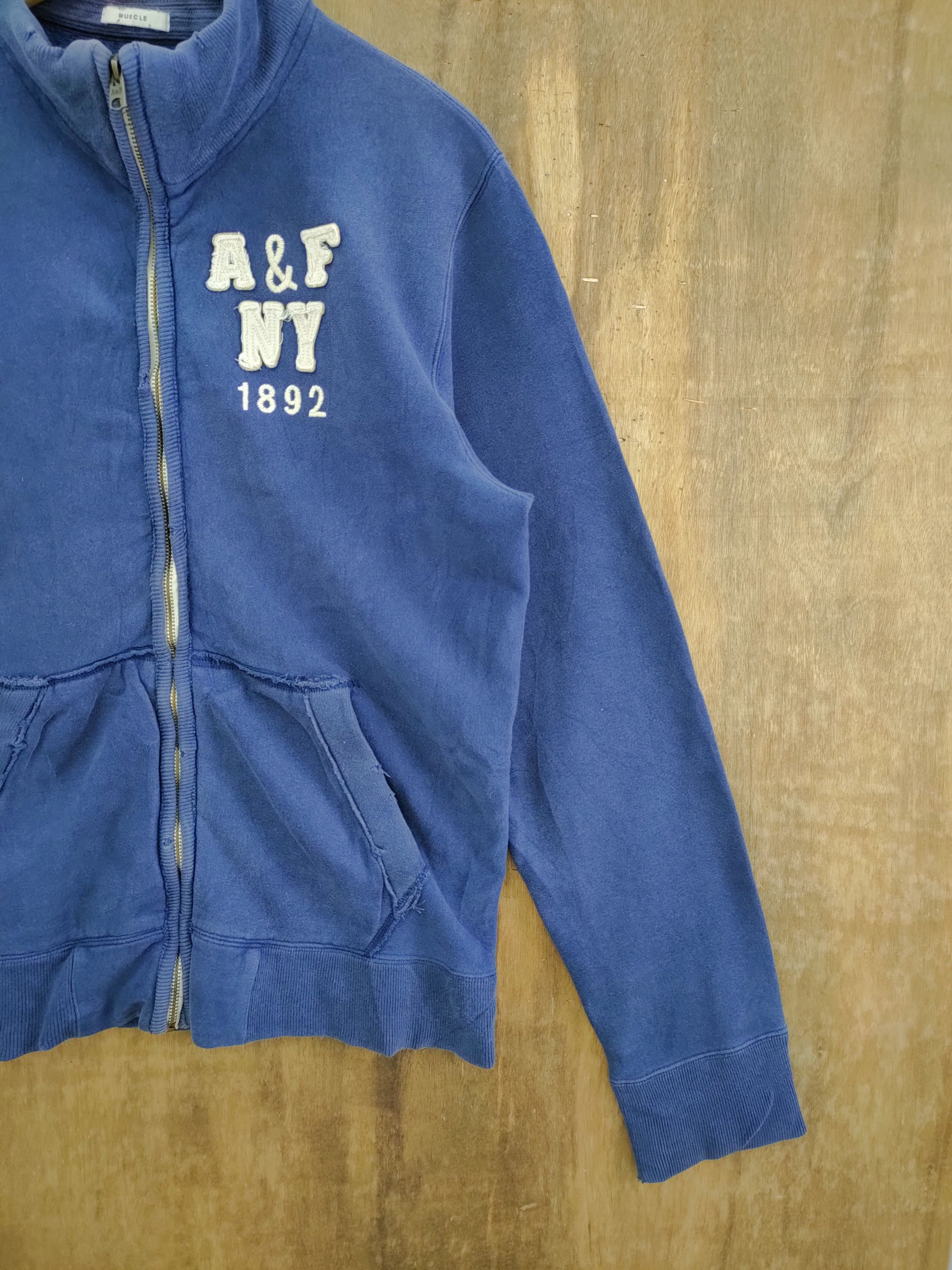 Abercrombie & Fitch × Vintage × X-LARGE ABERCROMBIE AND FITCH X-LARGE DISTRESSED FADED SWEATSHIRT Size US L / EU 52-54 / 3 - 4 Thumbnail
