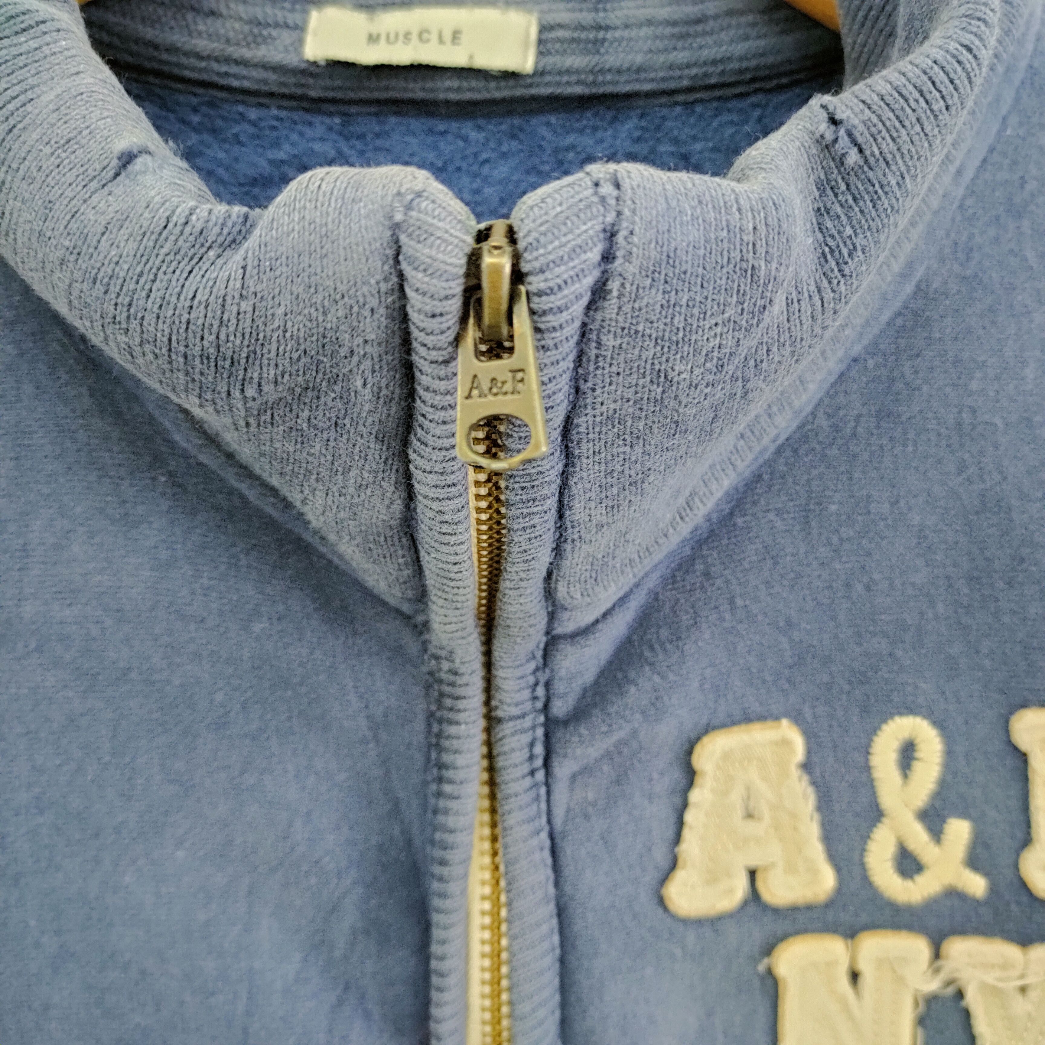 Abercrombie & Fitch × Vintage × X-LARGE ABERCROMBIE AND FITCH X-LARGE DISTRESSED FADED SWEATSHIRT Size US L / EU 52-54 / 3 - 7 Thumbnail