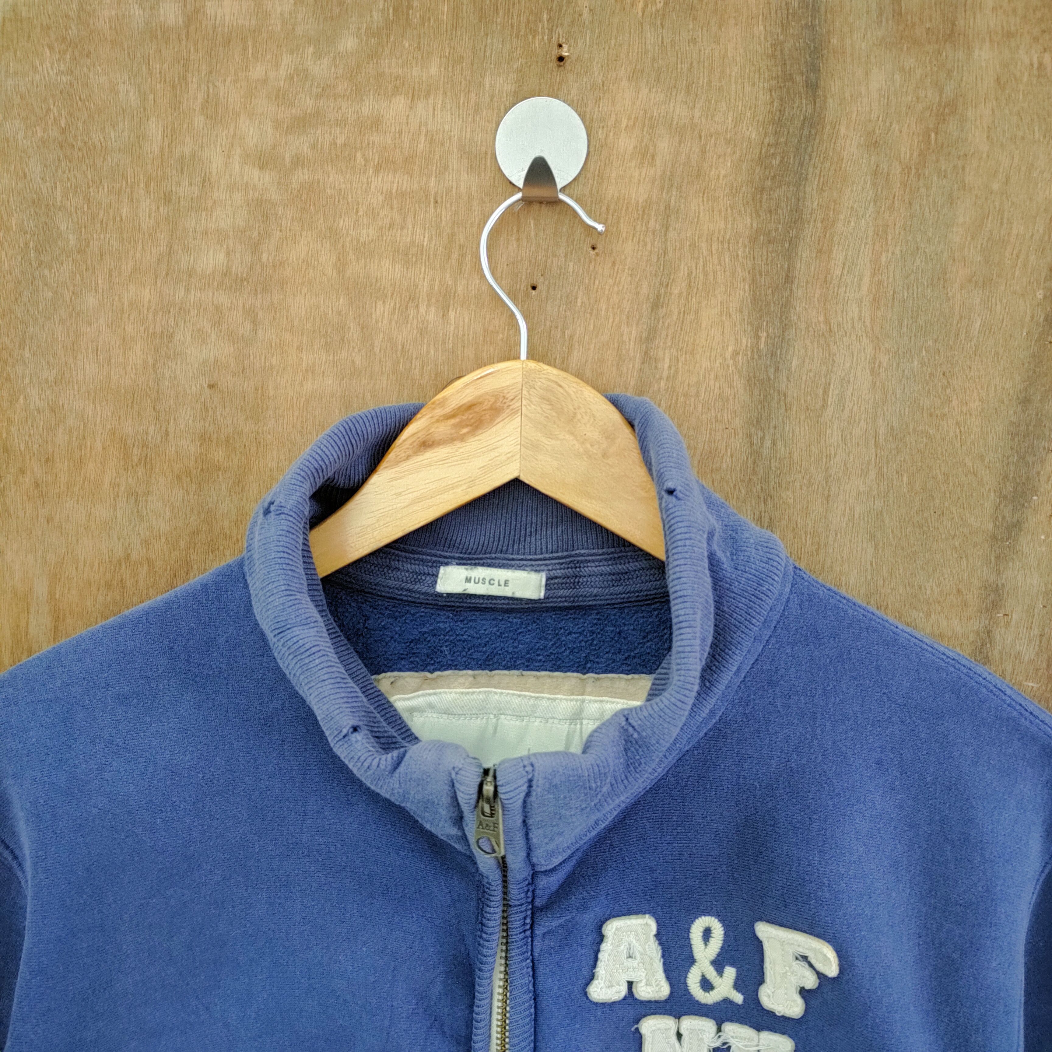 Abercrombie & Fitch × Vintage × X-LARGE ABERCROMBIE AND FITCH X-LARGE DISTRESSED FADED SWEATSHIRT Size US L / EU 52-54 / 3 - 6 Thumbnail