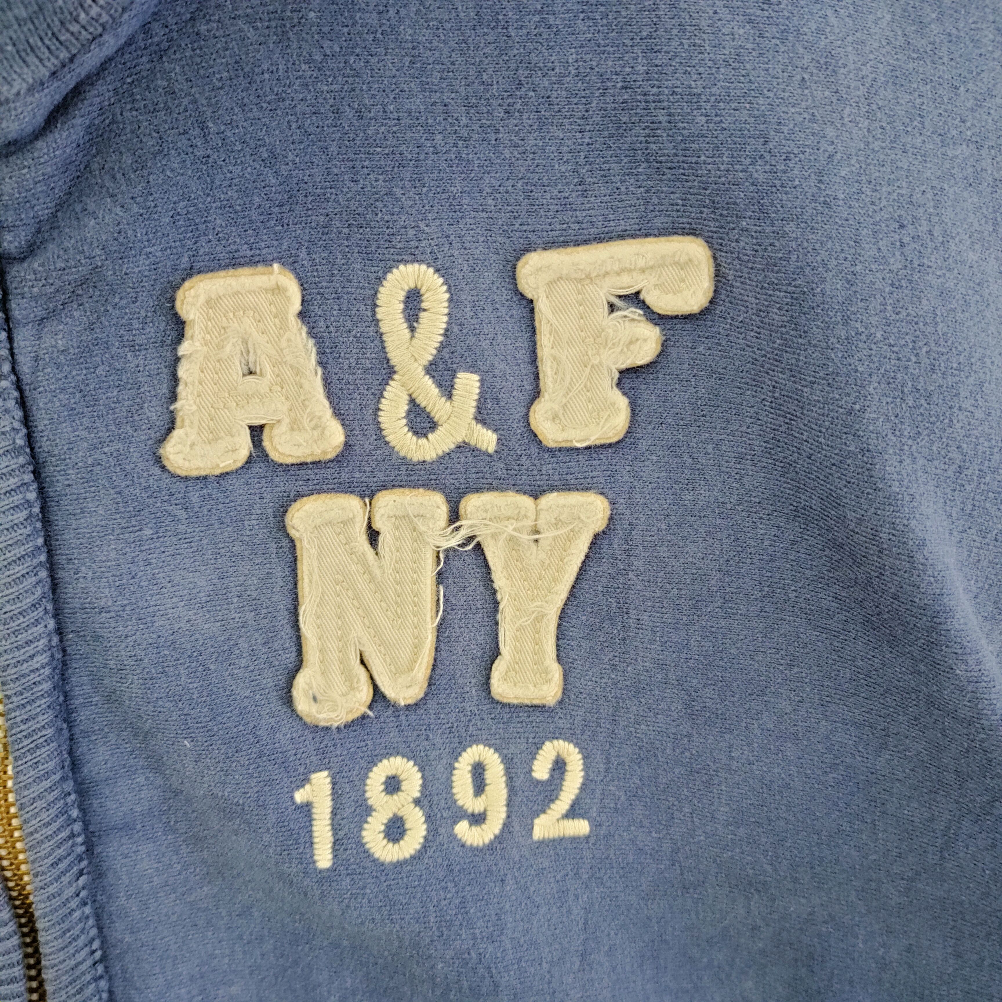 Abercrombie & Fitch × Vintage × X-LARGE ABERCROMBIE AND FITCH X-LARGE DISTRESSED FADED SWEATSHIRT Size US L / EU 52-54 / 3 - 8 Thumbnail