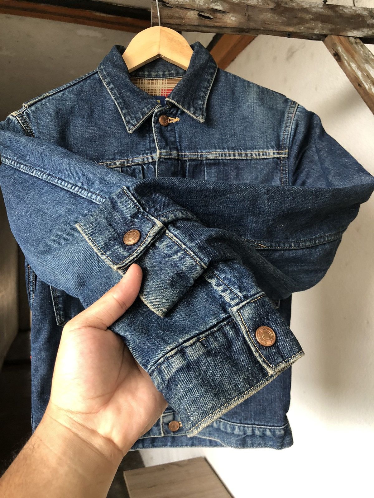 Hysteric Glamour Rare❗️Vintage Hysteric Glamour Denim Trucker Jacket Size M / US 6-8 / IT 42-44 - 10 Thumbnail