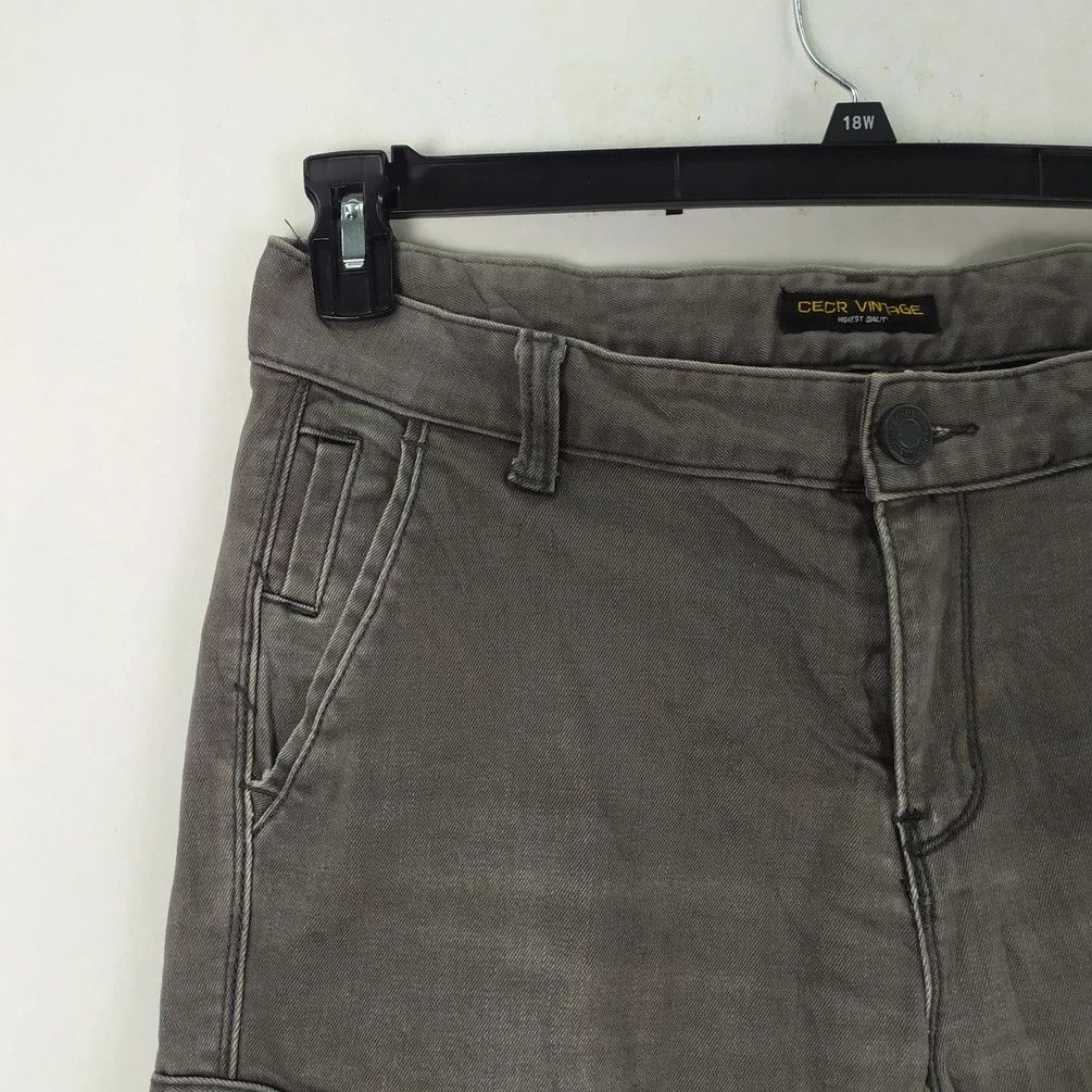 Japanese Brand × Vintage VINTAGE CECR CARGO PANTS DOUBLE KNEE STYLE Size US 34 / EU 50 - 5 Thumbnail