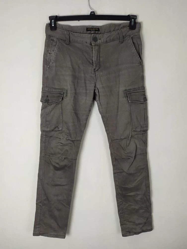 Japanese Brand × Vintage VINTAGE CECR CARGO PANTS DOUBLE KNEE STYLE Size US 34 / EU 50 - 2 Thumbnail