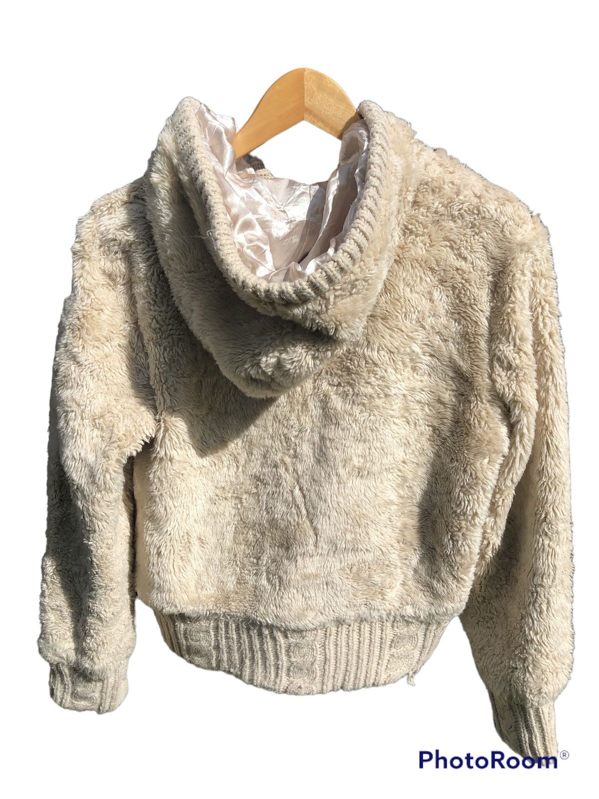 Japanese Brand × Vintage Japanese brand faux fur fleece zipper hoodie Size S / US 4 / IT 40 - 2 Thumbnail