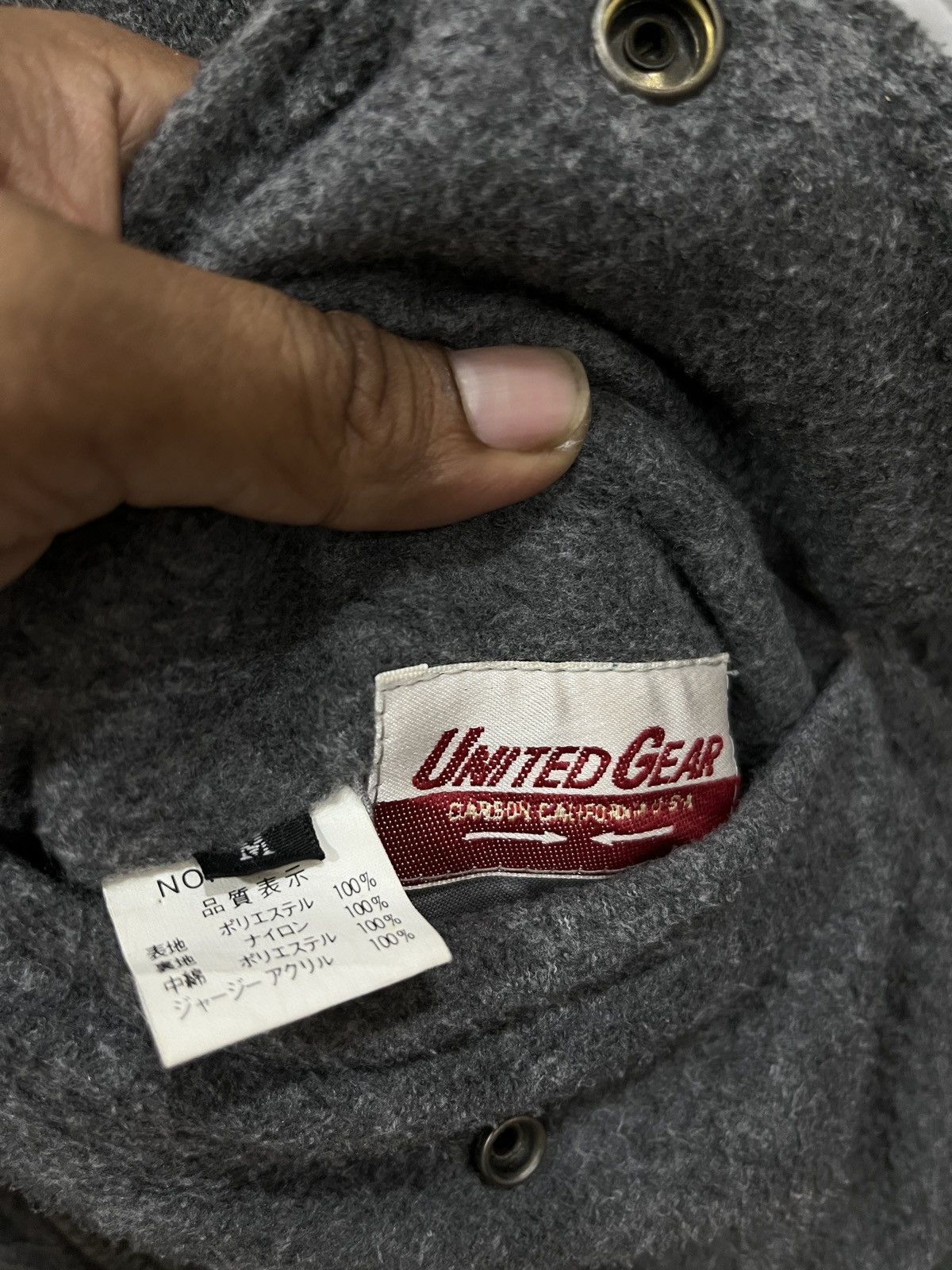 Japanese Brand (Aaa). UNITED GEAR RIVERSIBLE BOMBER JACKET Size US M / EU 48-50 / 2 - 11 Thumbnail