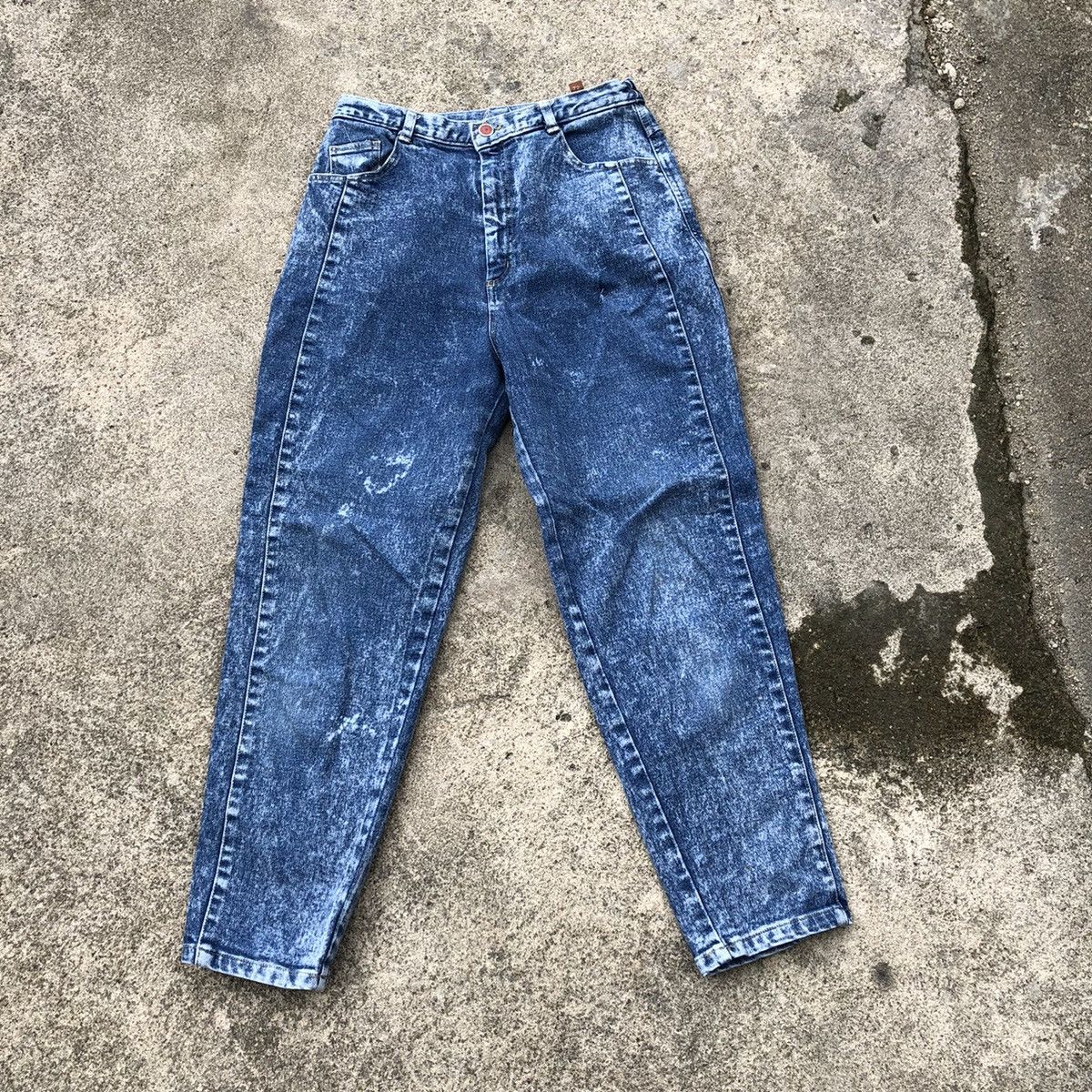 Designer × Japanese Brand 🔥Rare🔥🇯🇵Elvis Expressions Stoned Wash Rips Savage Denim Jeans Size US 28 / EU 44 - 1 Thumbnail