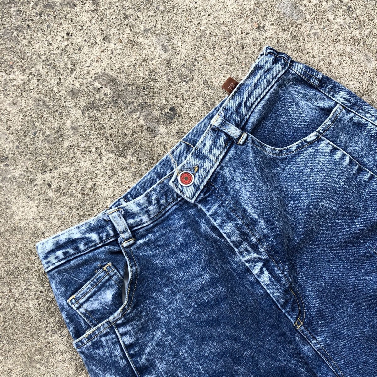 Designer × Japanese Brand 🔥Rare🔥🇯🇵Elvis Expressions Stoned Wash Rips Savage Denim Jeans Size US 28 / EU 44 - 12 Thumbnail