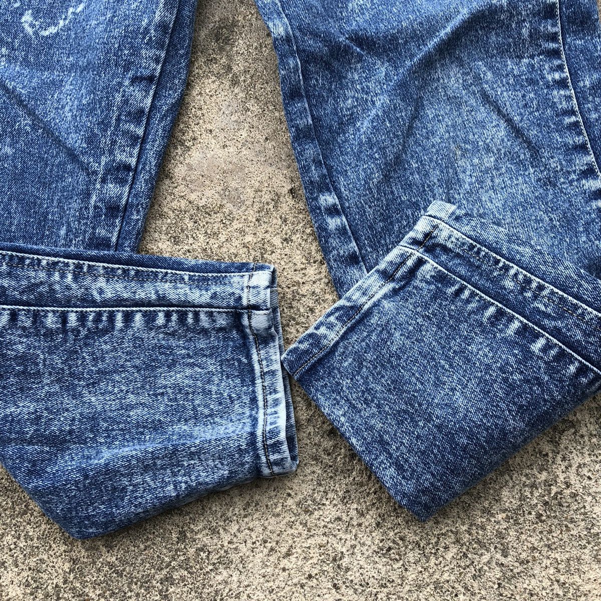 Designer × Japanese Brand 🔥Rare🔥🇯🇵Elvis Expressions Stoned Wash Rips Savage Denim Jeans Size US 28 / EU 44 - 7 Thumbnail