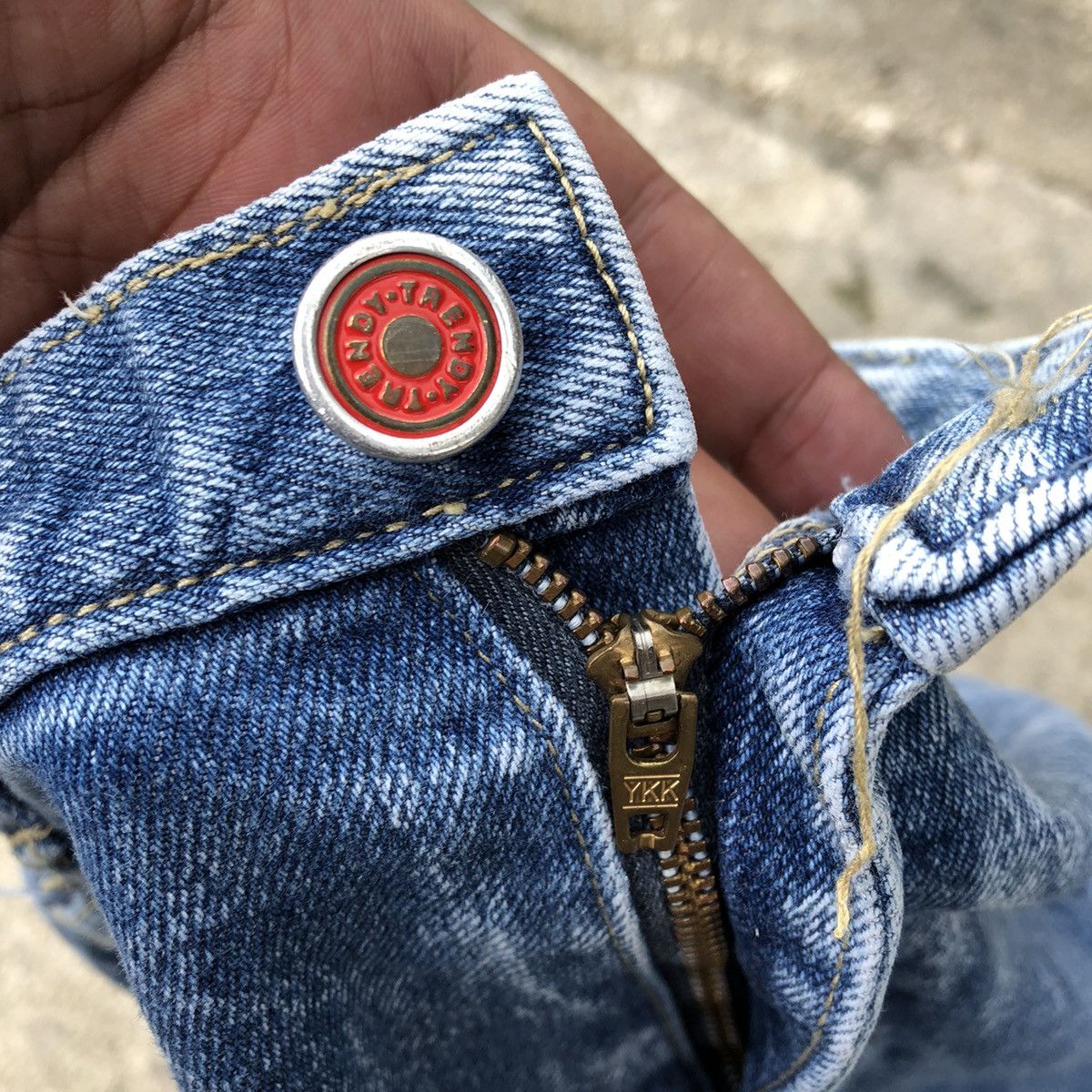 Designer × Japanese Brand 🔥Rare🔥🇯🇵Elvis Expressions Stoned Wash Rips Savage Denim Jeans Size US 28 / EU 44 - 13 Thumbnail