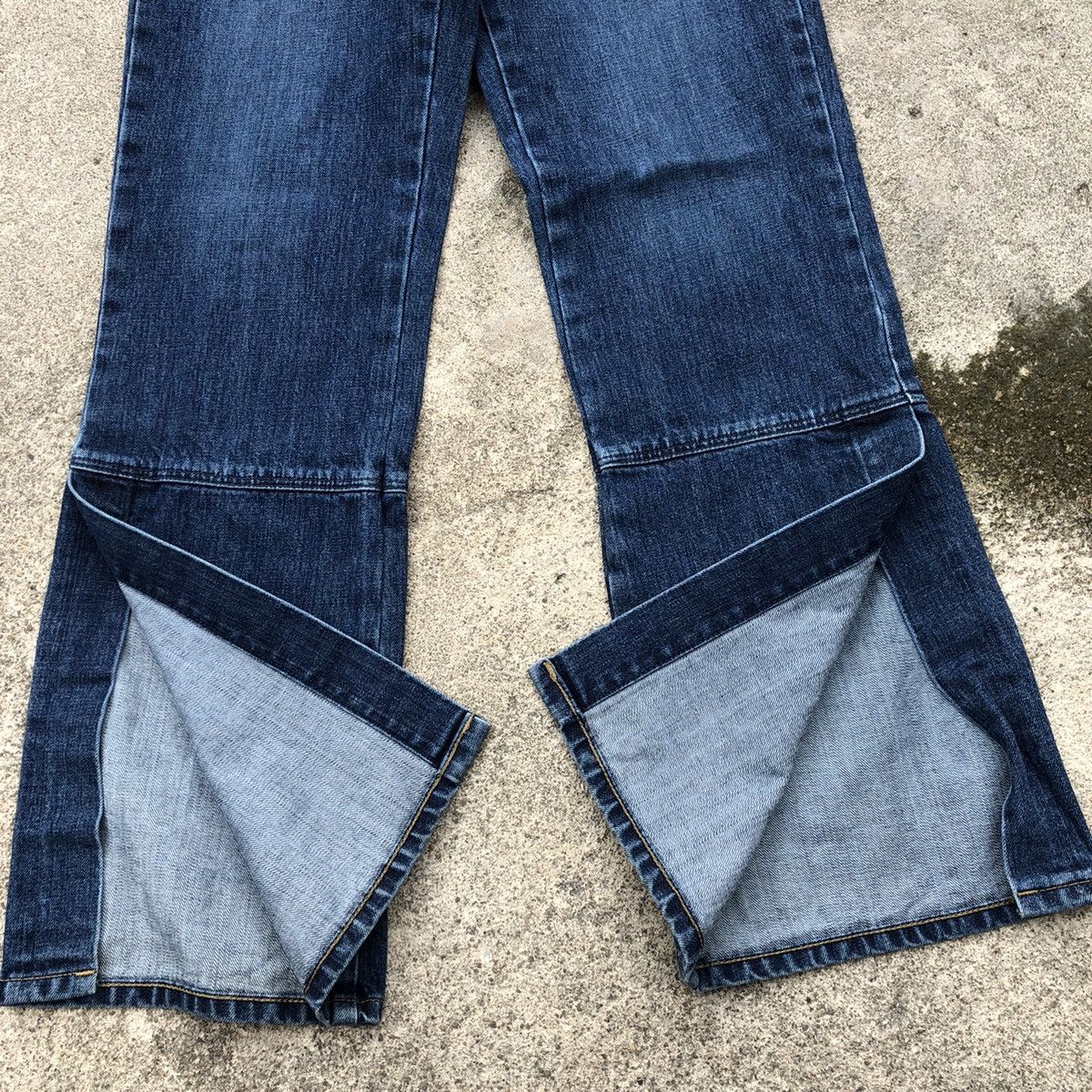 Designer × Edwin 🔥Rare🔥Edwin Something Page Boy Open Leg Relaxed Denim Jeans Size US 30 / EU 46 - 9 Thumbnail