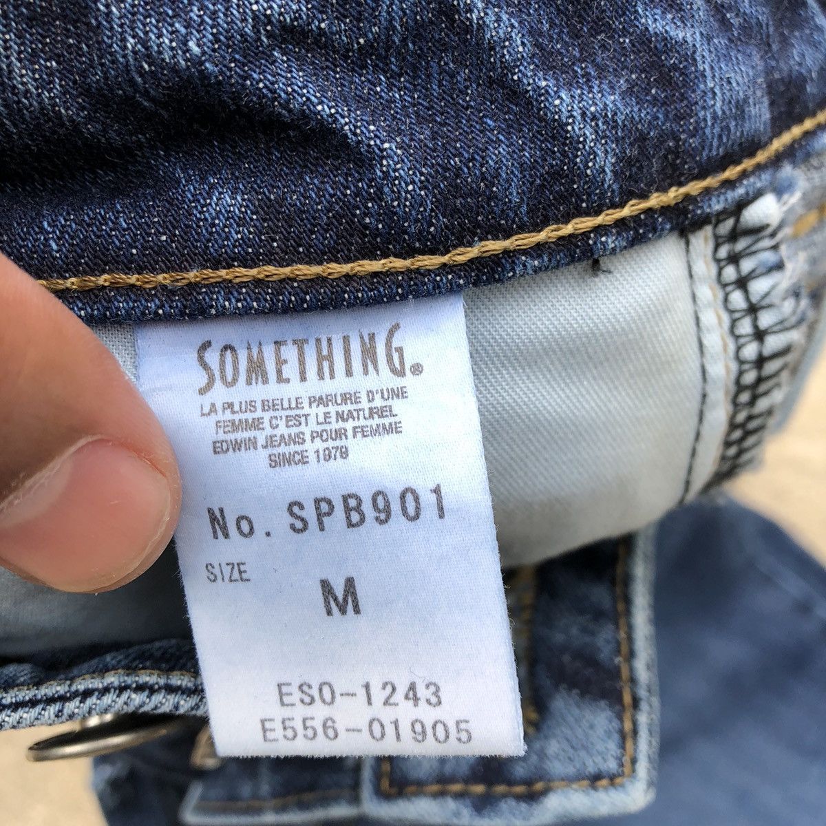 Designer × Edwin 🔥Rare🔥Edwin Something Page Boy Open Leg Relaxed Denim Jeans Size US 30 / EU 46 - 13 Thumbnail