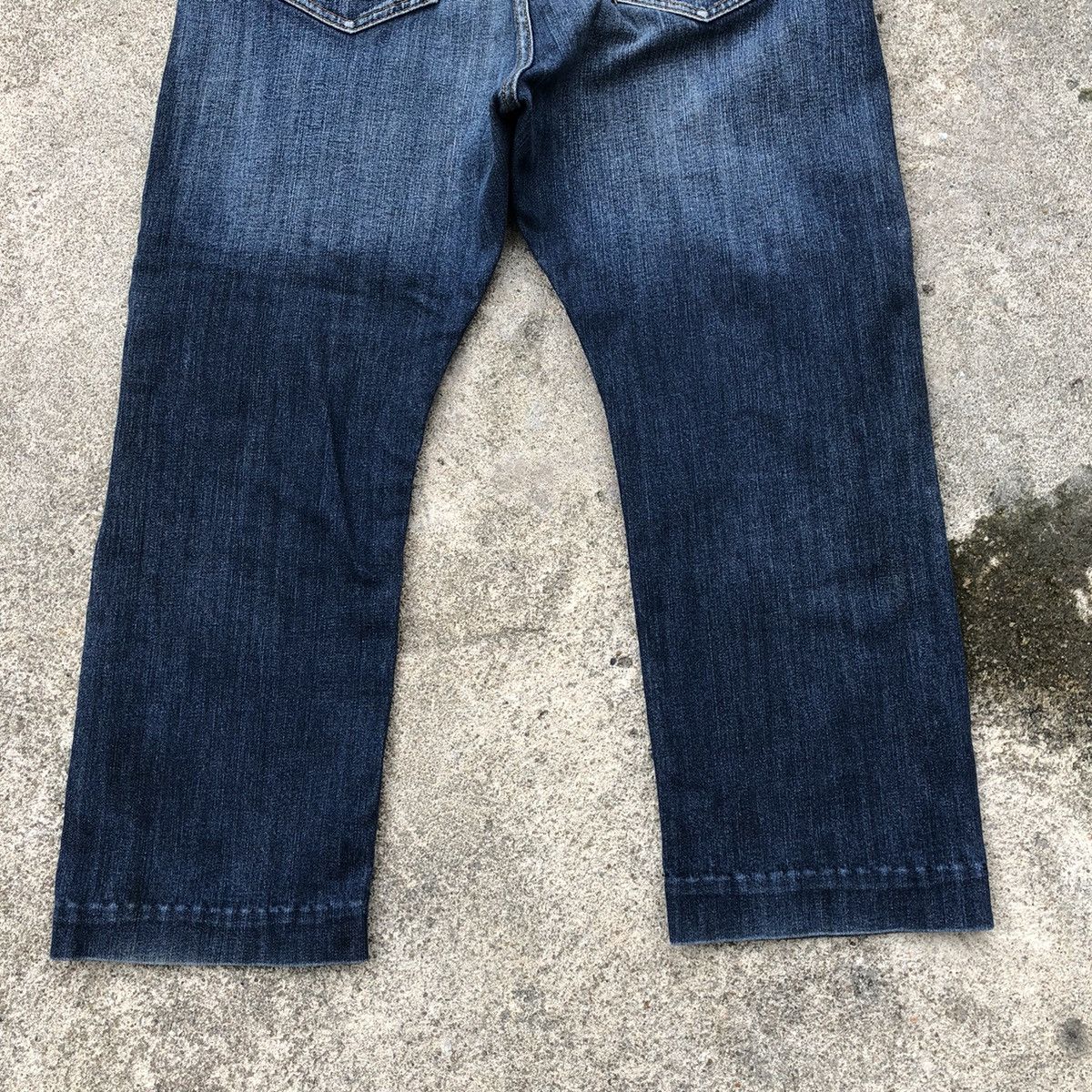 Designer × Japanese Brand 🔥Rare🔥🇯🇵Closshi Real Jeans Double Knee Rips Denim Jeans Size US 35 - 6 Thumbnail