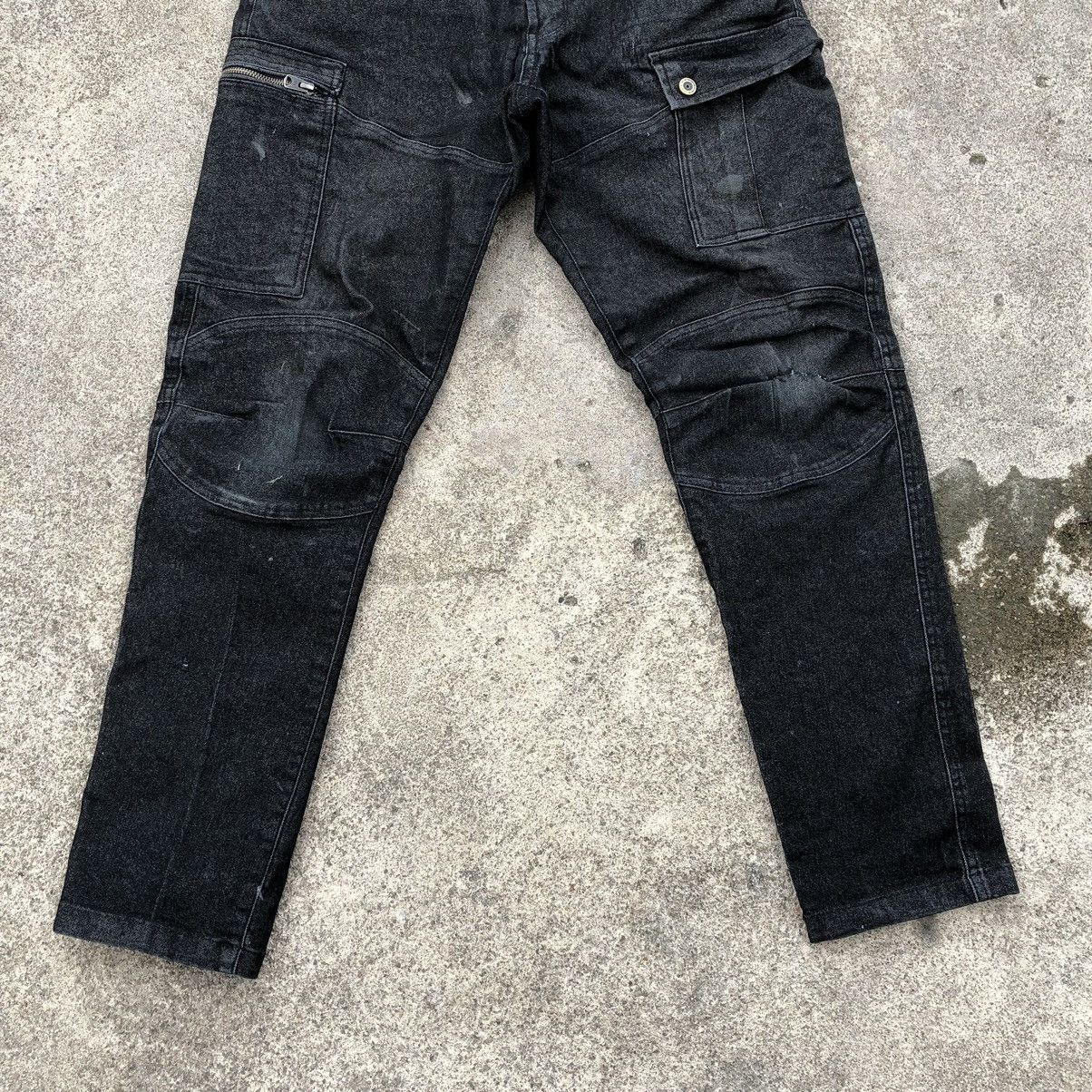 Designer × Japanese Brand 🔥Sick🔥🇯🇵Toughness Double Knee Tactical Pockets Denim Jeans Size US 34 / EU 50 - 3 Thumbnail