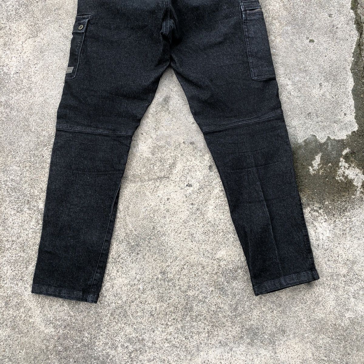 Designer × Japanese Brand 🔥Sick🔥🇯🇵Toughness Double Knee Tactical Pockets Denim Jeans Size US 34 / EU 50 - 6 Thumbnail