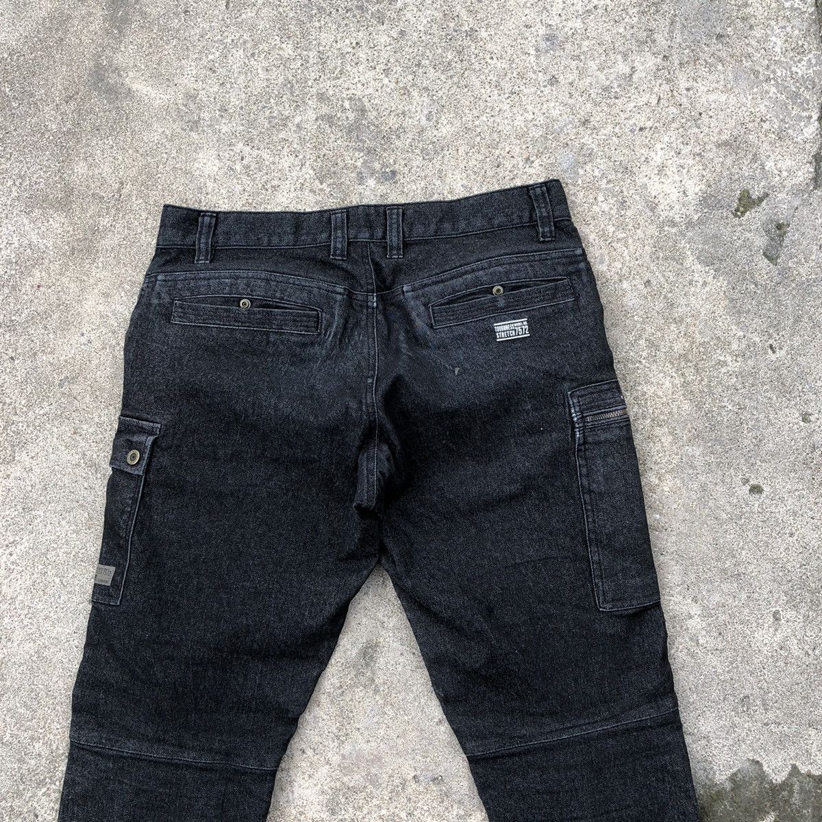Designer × Japanese Brand 🔥Sick🔥🇯🇵Toughness Double Knee Tactical Pockets Denim Jeans Size US 34 / EU 50 - 5 Thumbnail