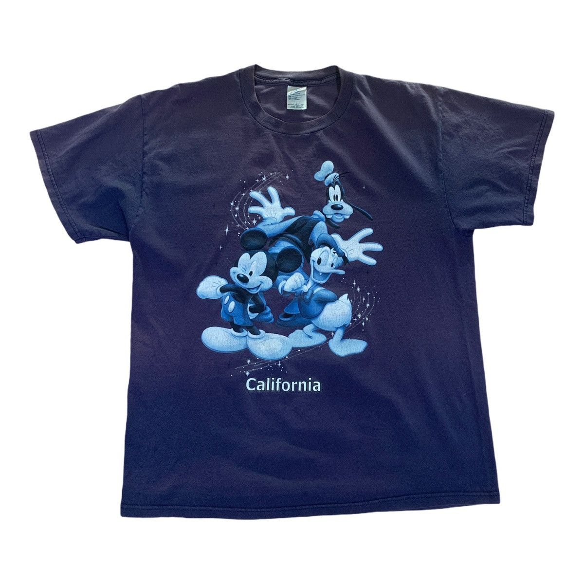 Disney × Mickey Mouse × Vintage Vintage 90s Disneyland Mickey California Faded T Shirt Size US L / EU 52-54 / 3 - 1 Thumbnail