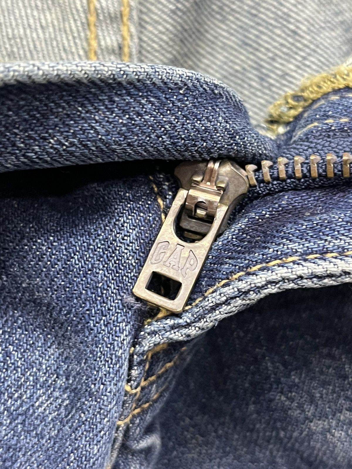Gap GAP Easy Fit Baggy Distressed Denim Bondage Suspender Jeans Size US 32 / EU 48 - 8 Thumbnail