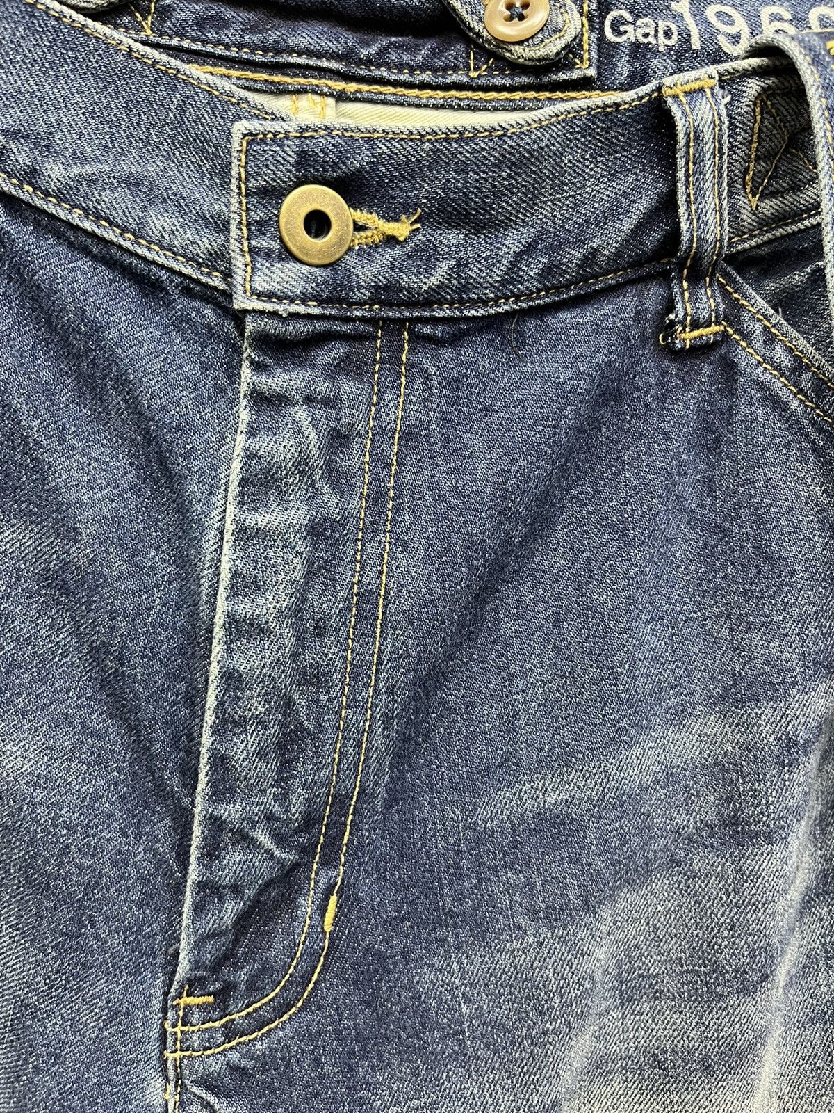Gap GAP Easy Fit Baggy Distressed Denim Bondage Suspender Jeans Size US 32 / EU 48 - 5 Thumbnail