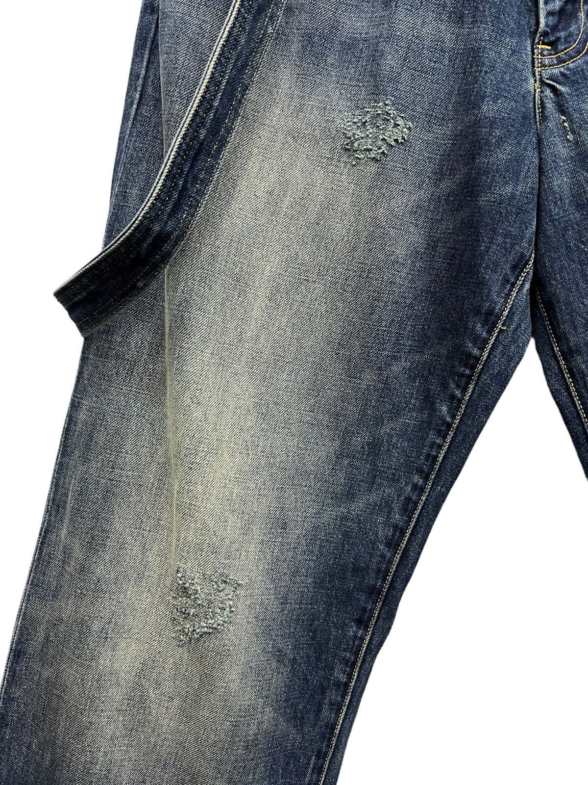 Gap GAP Easy Fit Baggy Distressed Denim Bondage Suspender Jeans Size US 32 / EU 48 - 3 Thumbnail