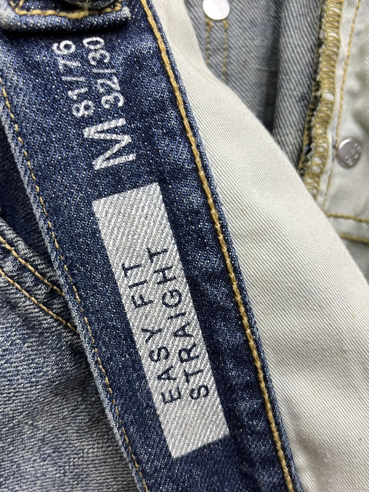 Gap GAP Easy Fit Baggy Distressed Denim Bondage Suspender Jeans Size US 32 / EU 48 - 11 Thumbnail