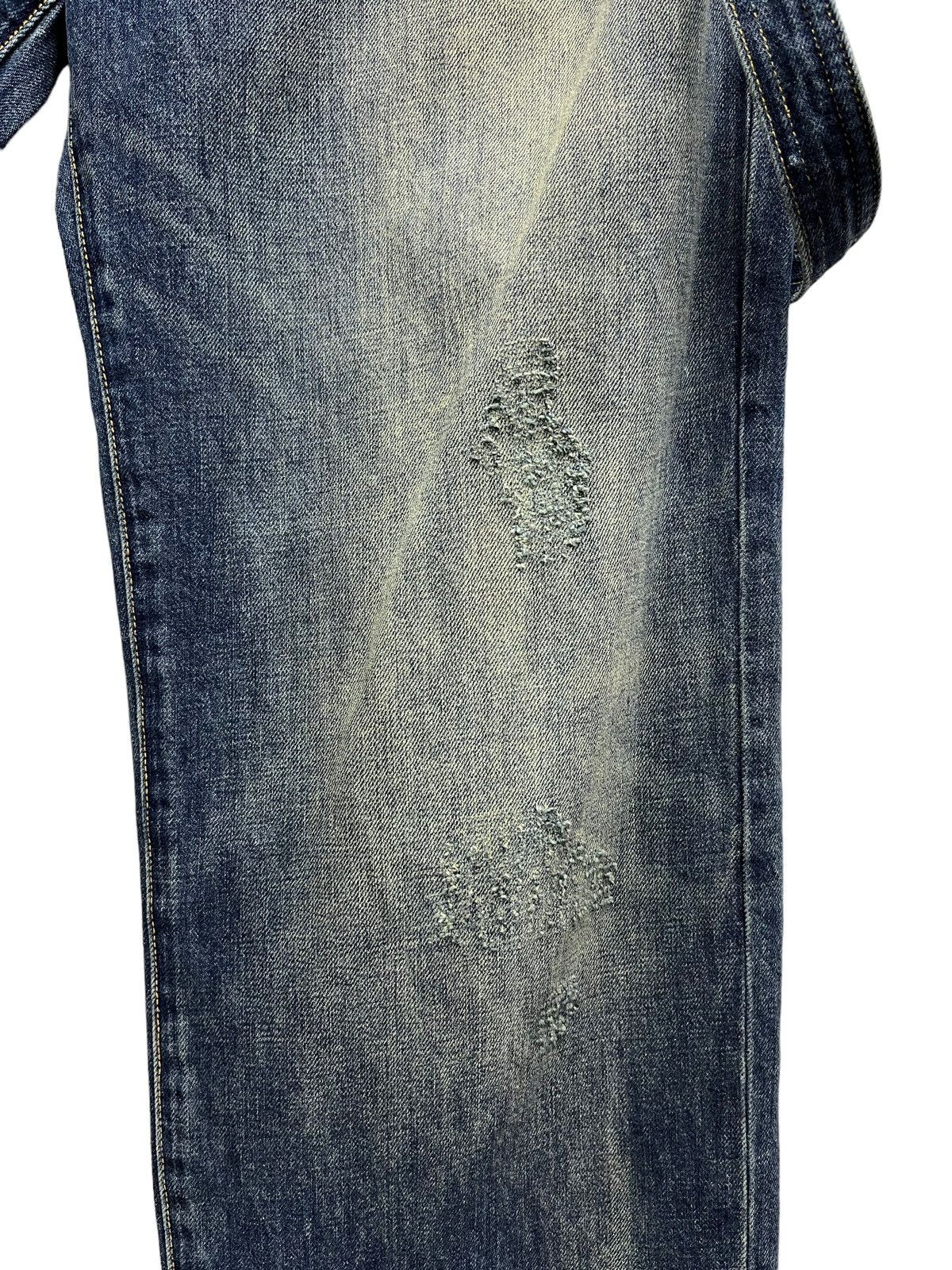 Gap GAP Easy Fit Baggy Distressed Denim Bondage Suspender Jeans Size US 32 / EU 48 - 4 Thumbnail