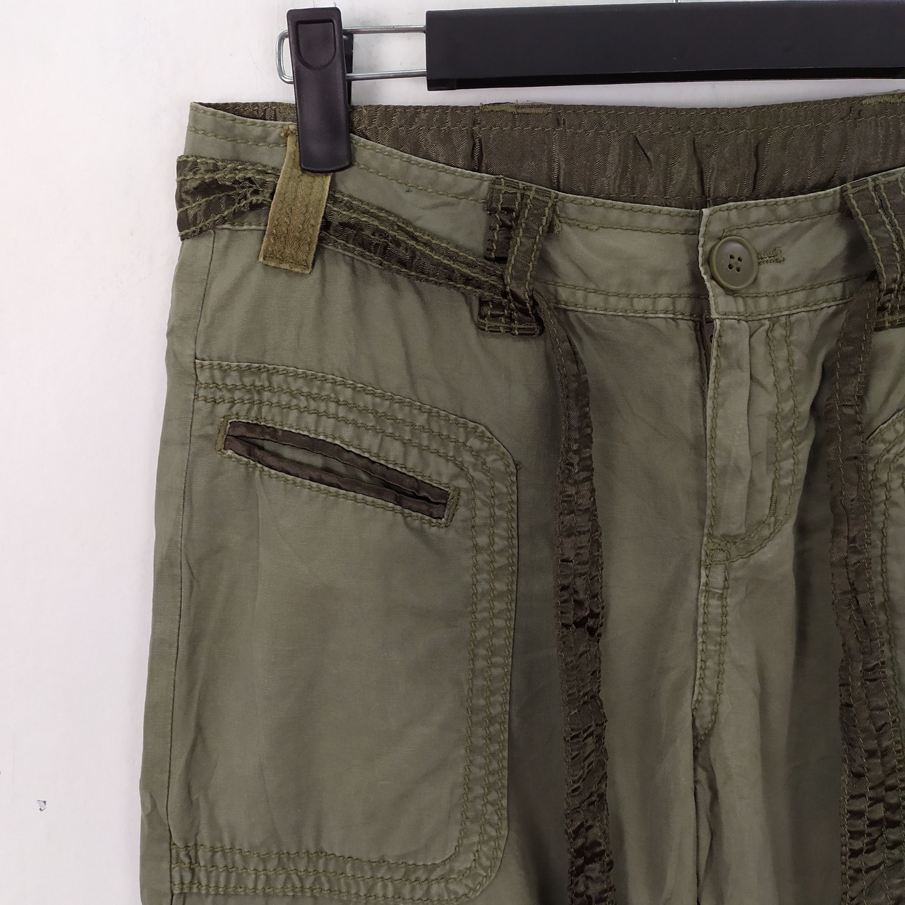 Michel Klein × Vintage VINTAGE MICHAEL KLEIN CARGO PANTS Size US 29 - 3 Thumbnail