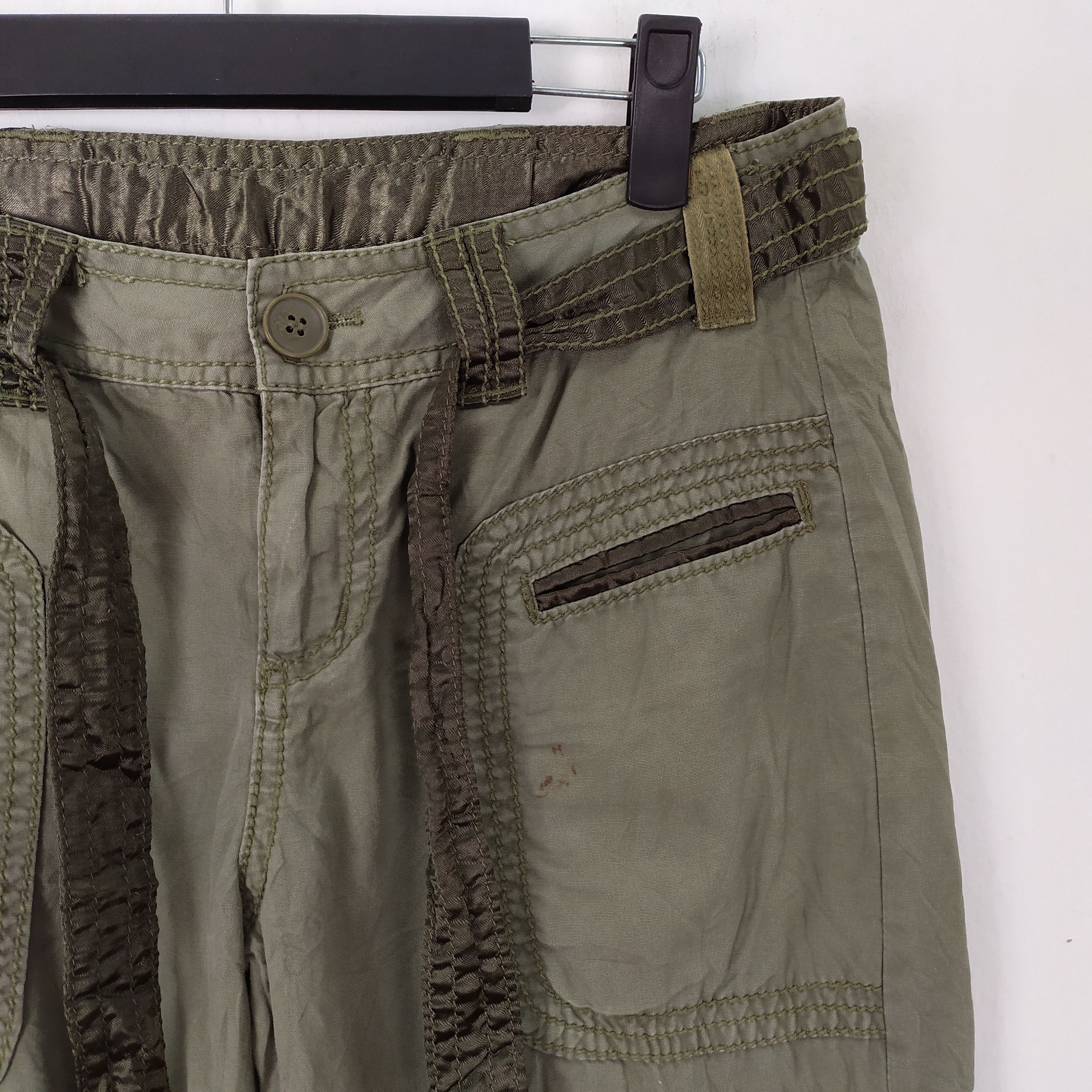 Michel Klein × Vintage VINTAGE MICHAEL KLEIN CARGO PANTS Size US 29 - 2 Thumbnail