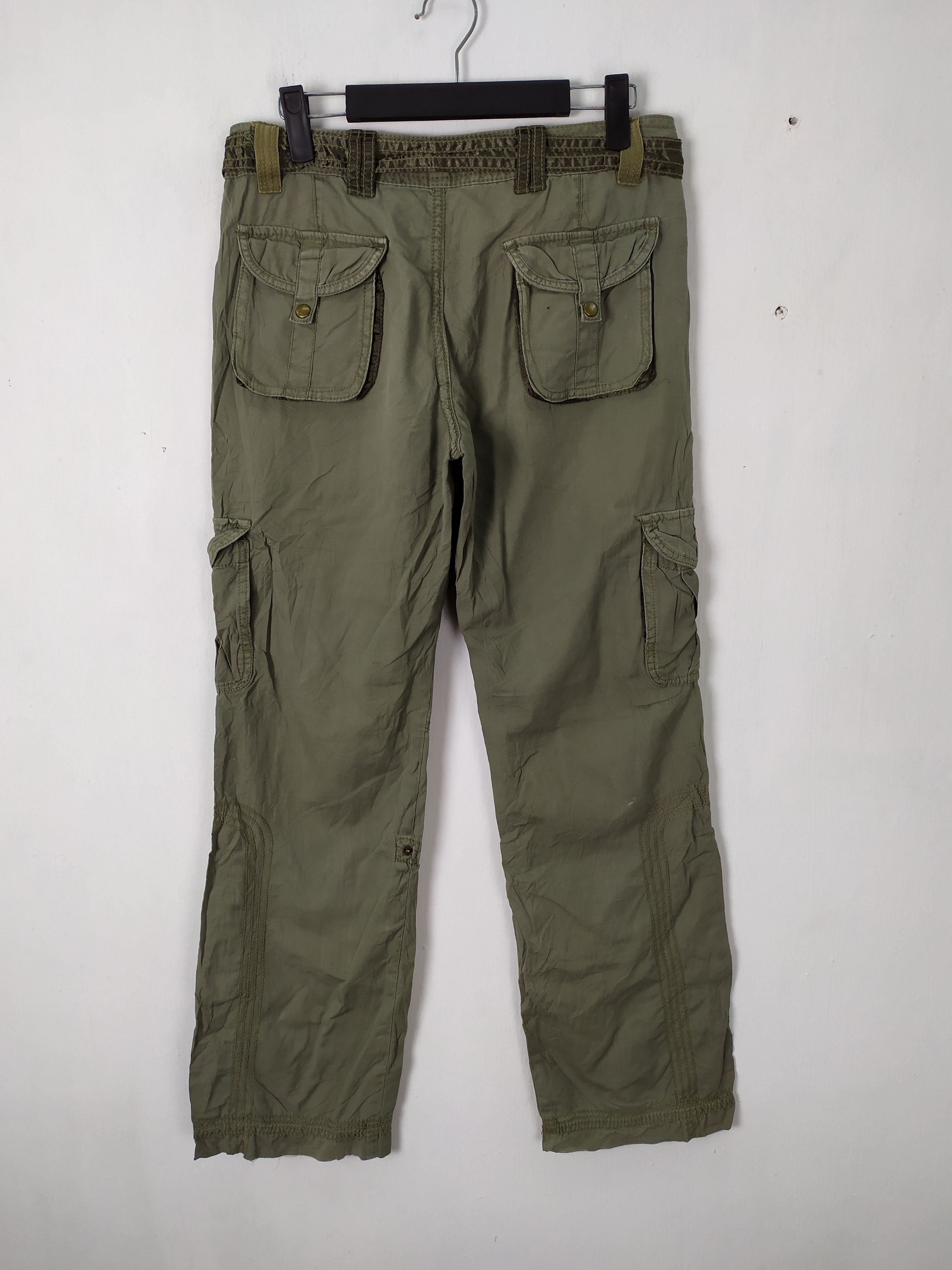 Michel Klein × Vintage VINTAGE MICHAEL KLEIN CARGO PANTS Size US 29 - 14 Thumbnail