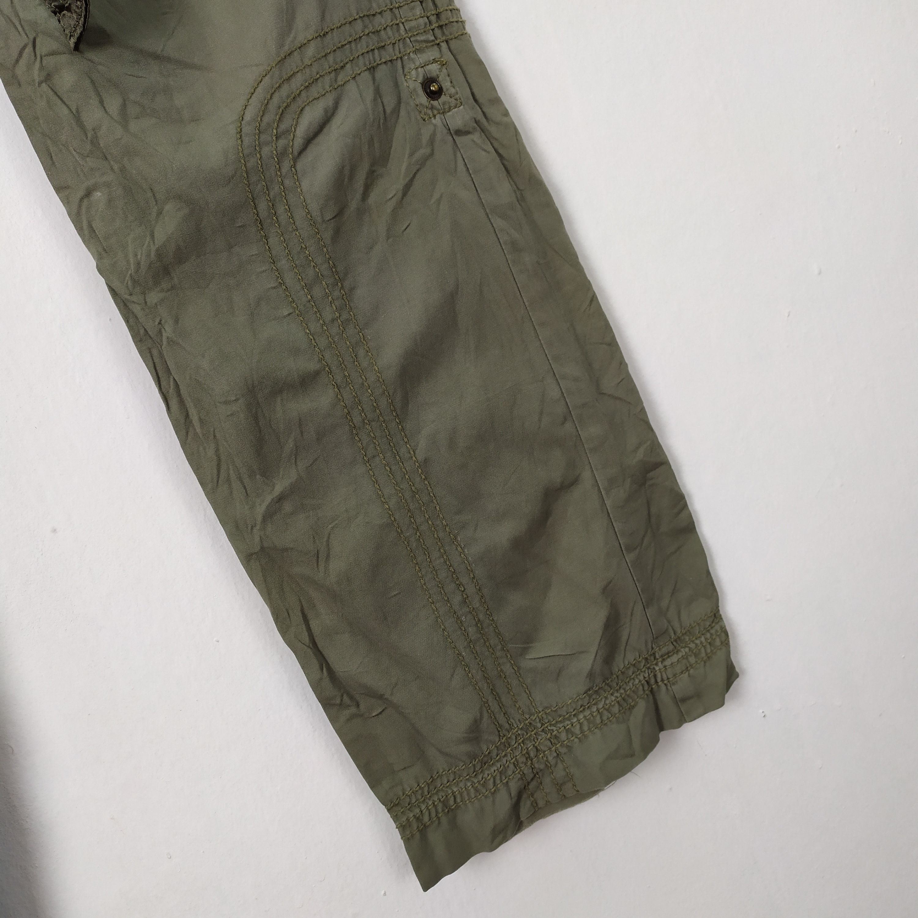 Michel Klein × Vintage VINTAGE MICHAEL KLEIN CARGO PANTS Size US 29 - 5 Thumbnail