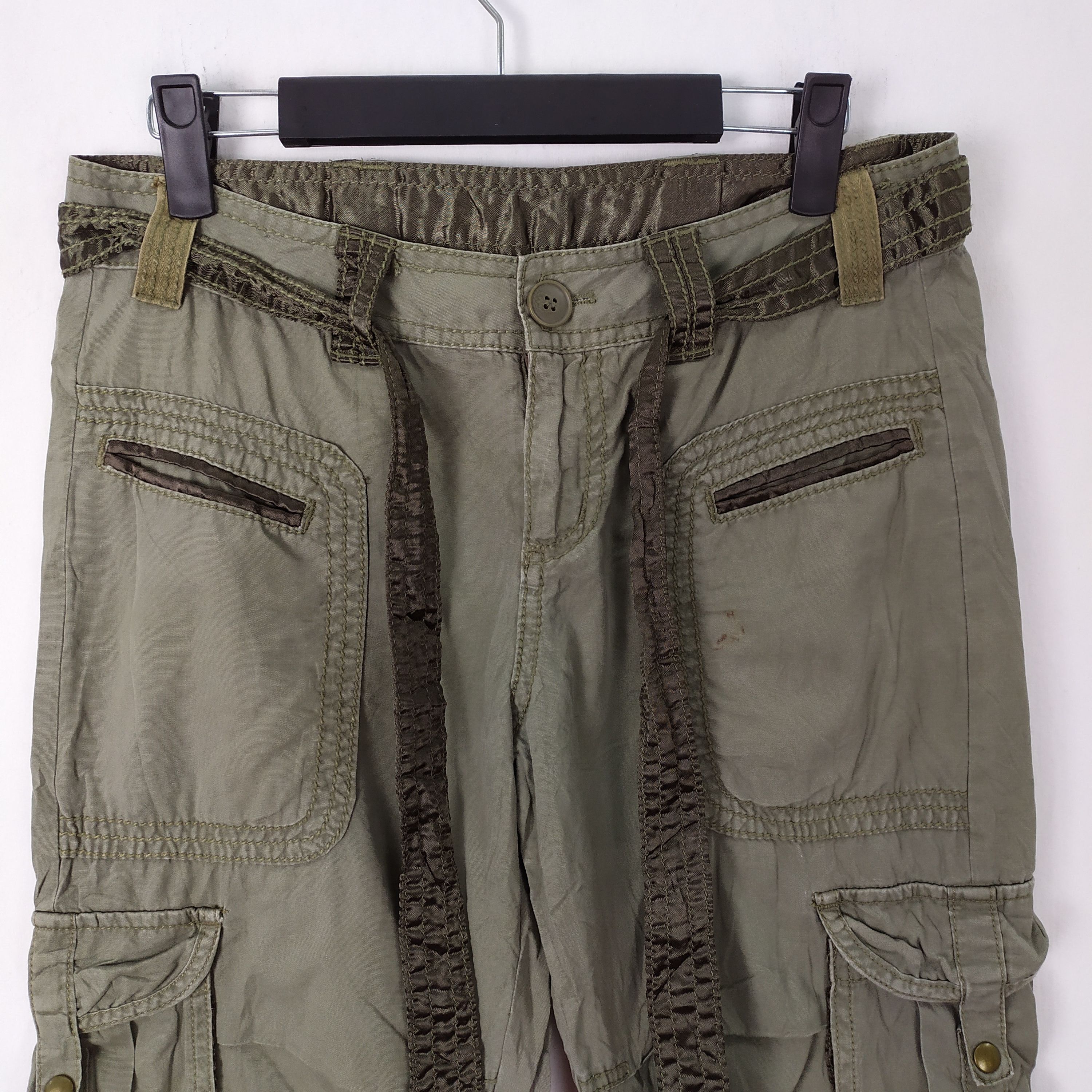 Michel Klein × Vintage VINTAGE MICHAEL KLEIN CARGO PANTS Size US 29 - 4 Thumbnail