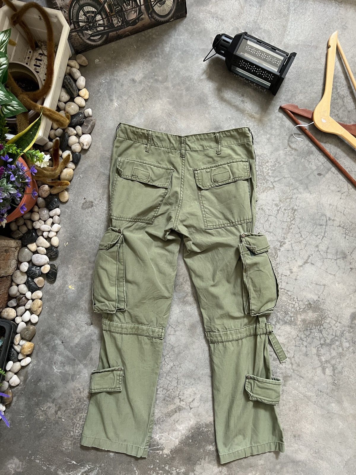 Beauty Beast × Vintage Issey Miayake Inspired Bondage Tactical Cargo Pants Size US 30 / EU 46 - 5 Thumbnail
