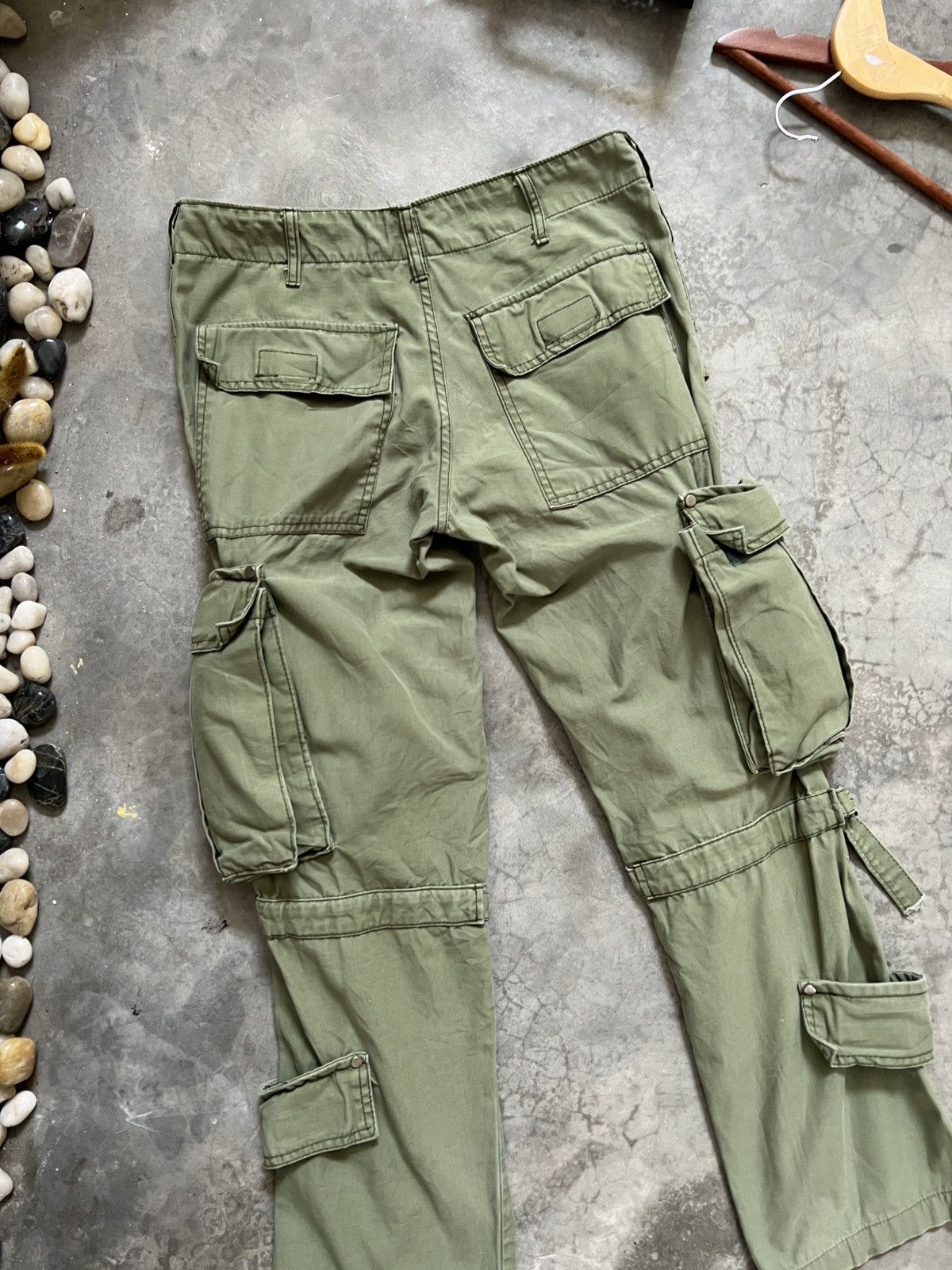 Beauty Beast × Vintage Issey Miayake Inspired Bondage Tactical Cargo Pants Size US 30 / EU 46 - 7 Thumbnail