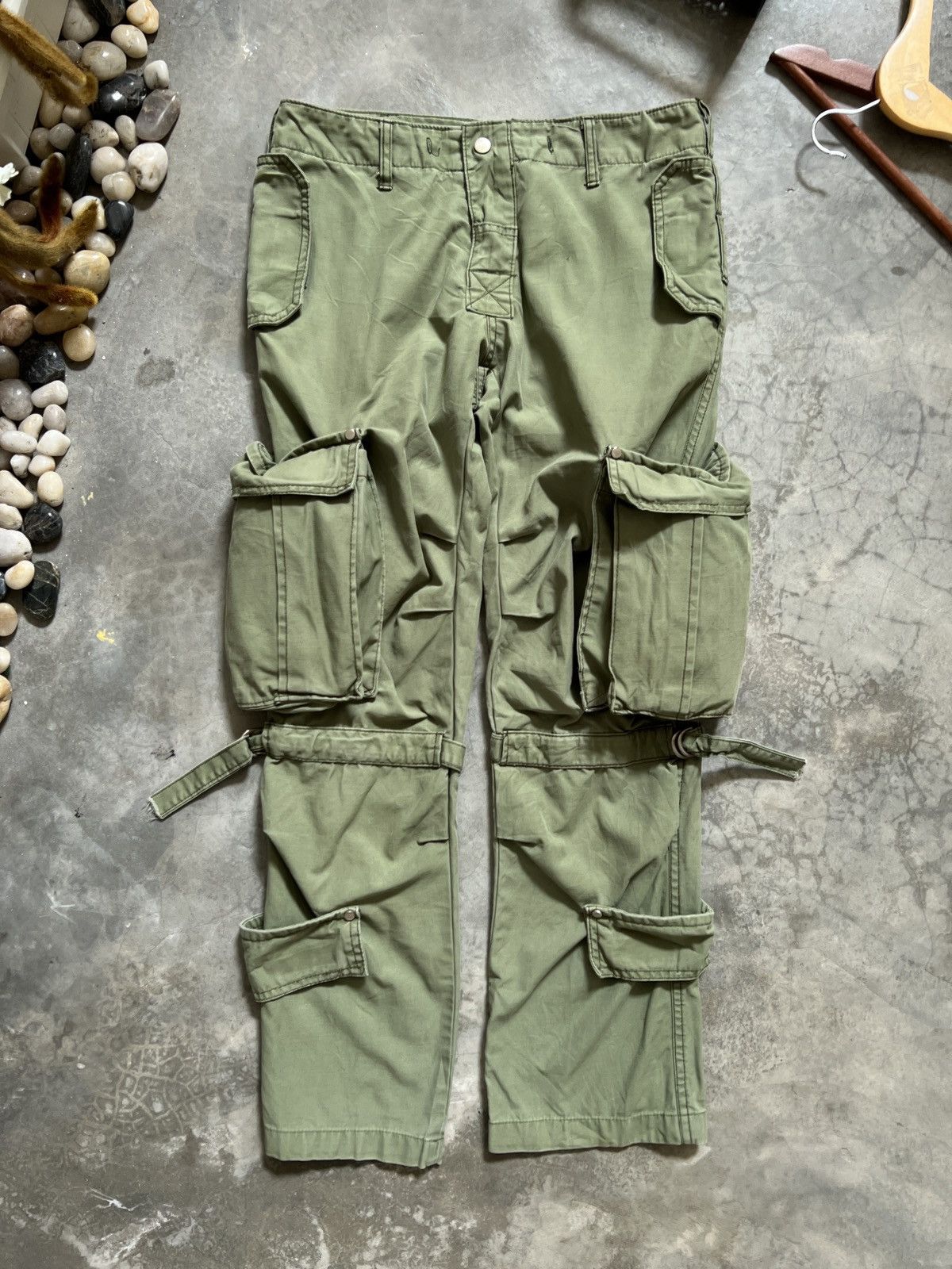 Beauty Beast × Vintage Issey Miayake Inspired Bondage Tactical Cargo Pants Size US 30 / EU 46 - 3 Thumbnail