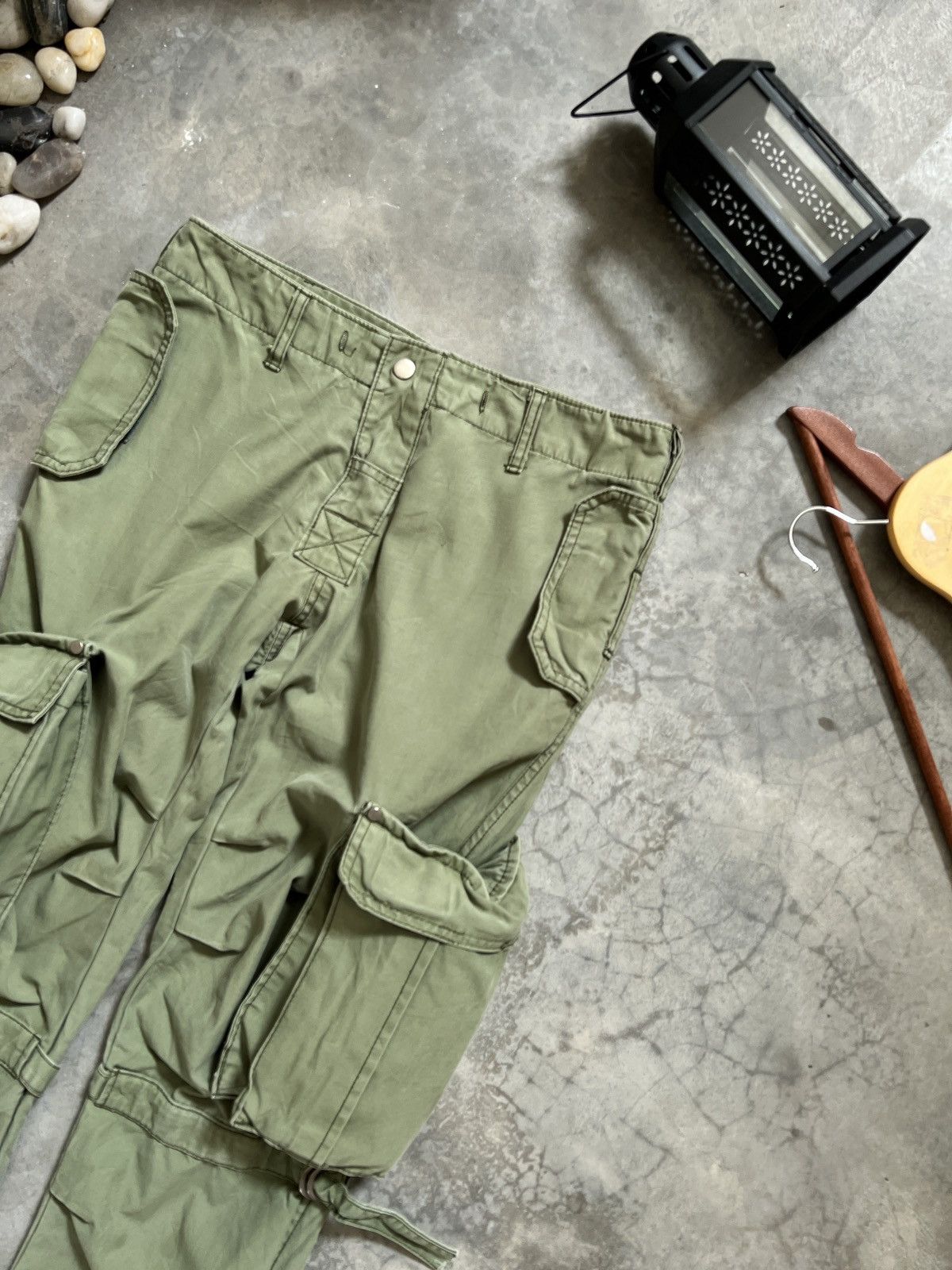 Beauty Beast × Vintage Issey Miayake Inspired Bondage Tactical Cargo Pants Size US 30 / EU 46 - 9 Thumbnail