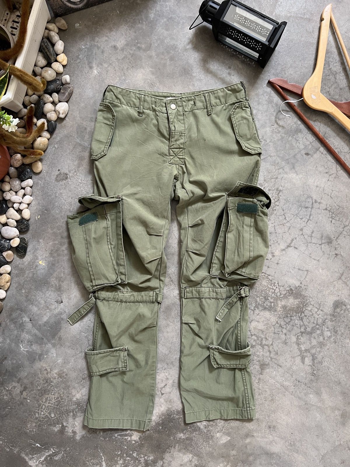 Beauty Beast × Vintage Issey Miayake Inspired Bondage Tactical Cargo Pants Size US 30 / EU 46 - 11 Thumbnail