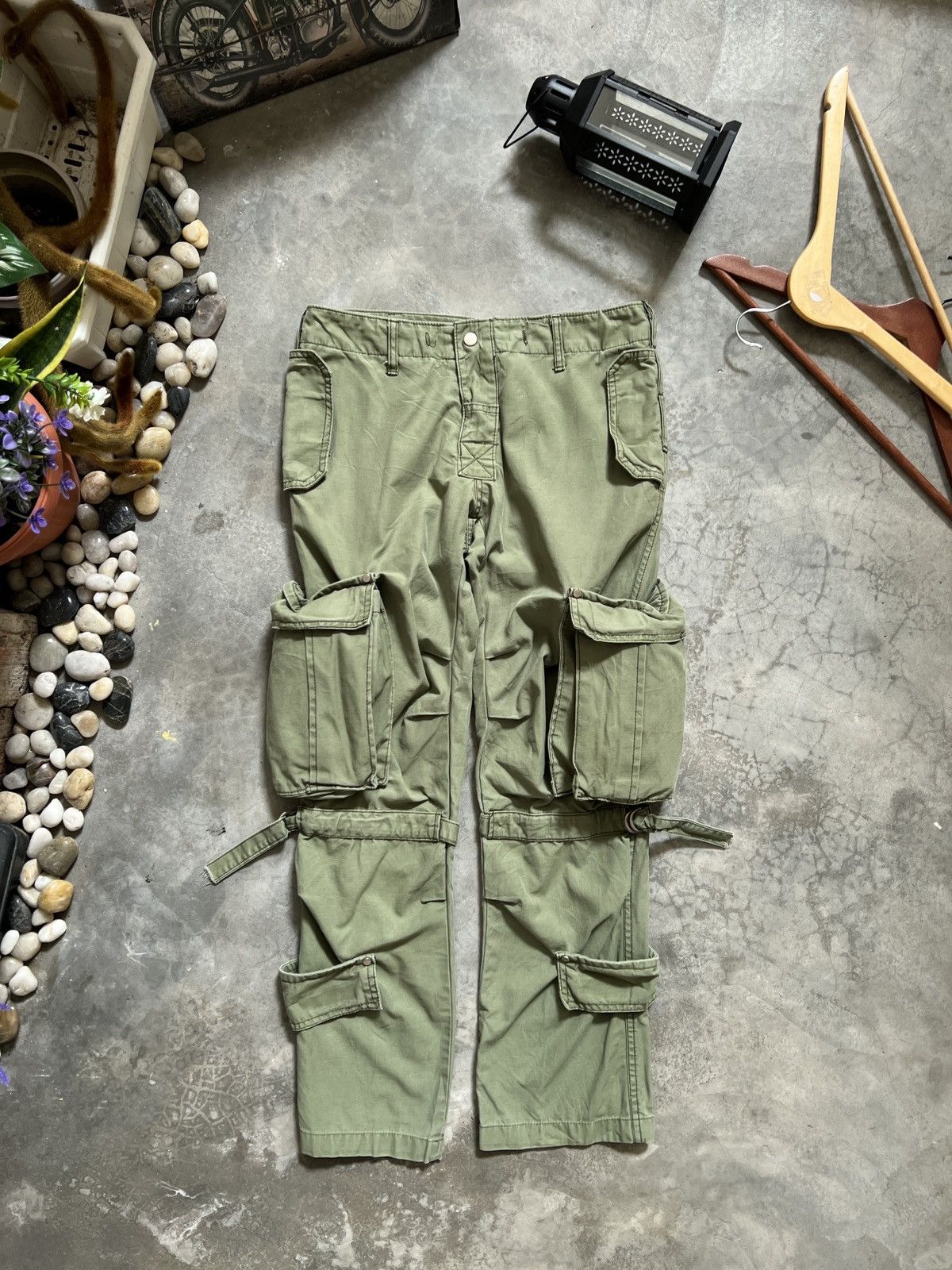 Beauty Beast × Vintage Issey Miayake Inspired Bondage Tactical Cargo Pants Size US 30 / EU 46 - 2 Thumbnail