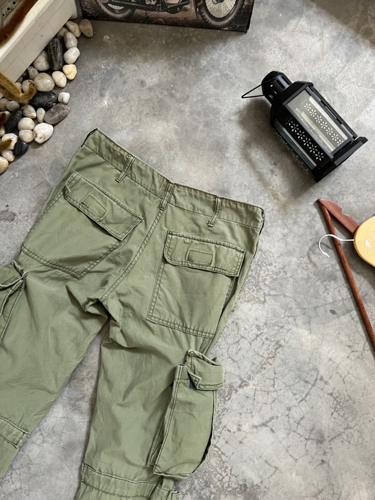 Beauty Beast × Vintage Issey Miayake Inspired Bondage Tactical Cargo Pants Size US 30 / EU 46 - 17 Thumbnail