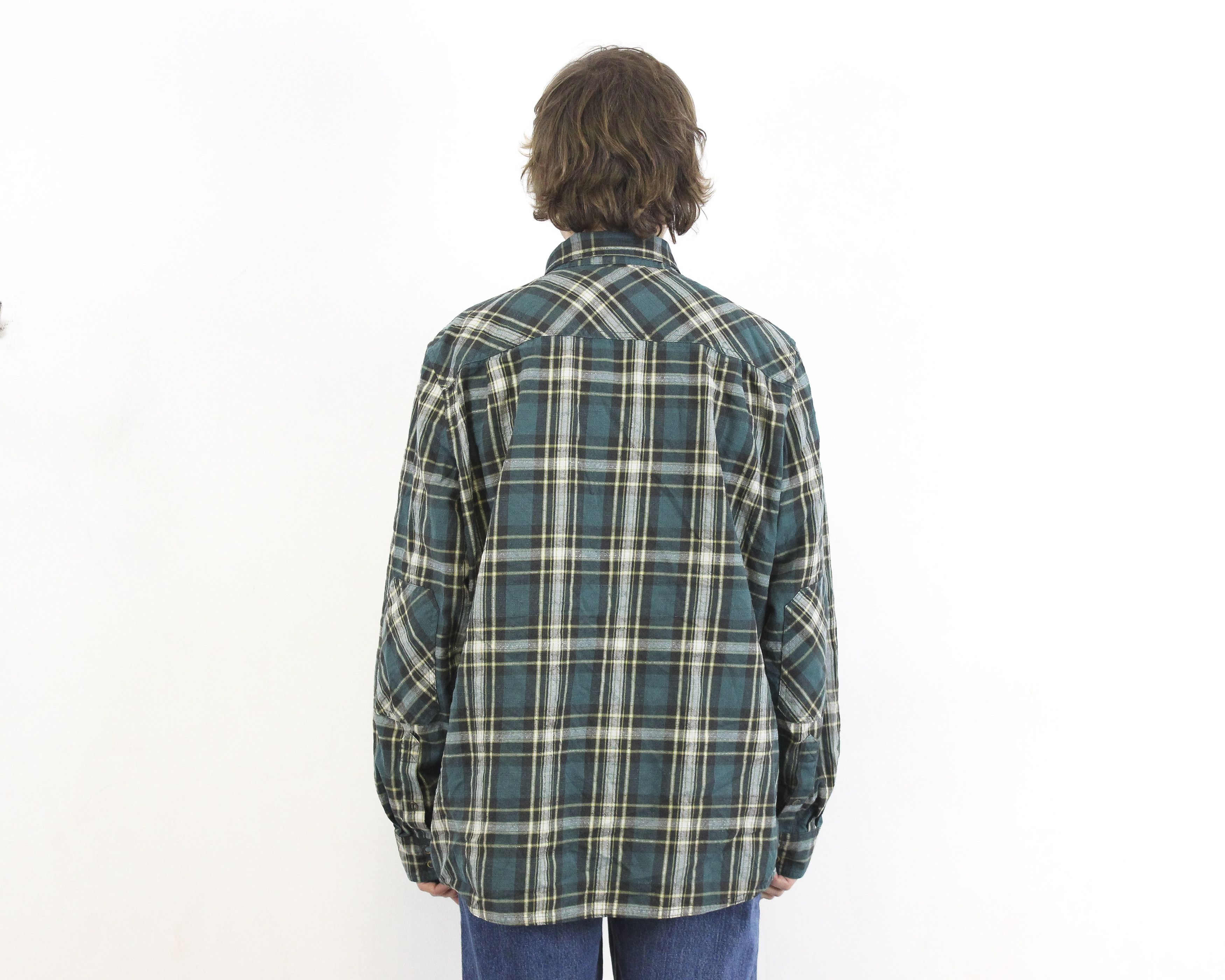 L.L. Bean L Wool Blend Flannel Over Shirt Tartan Plaid Long Sleeve Size US L / EU 52-54 / 3 - 5 Thumbnail